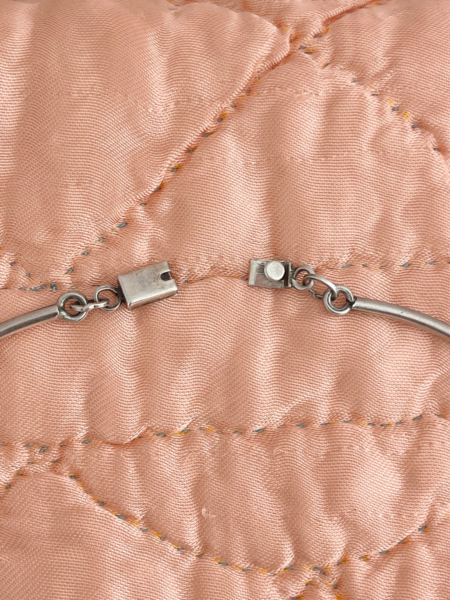 Vintage Silver Grapes Choker Necklace
