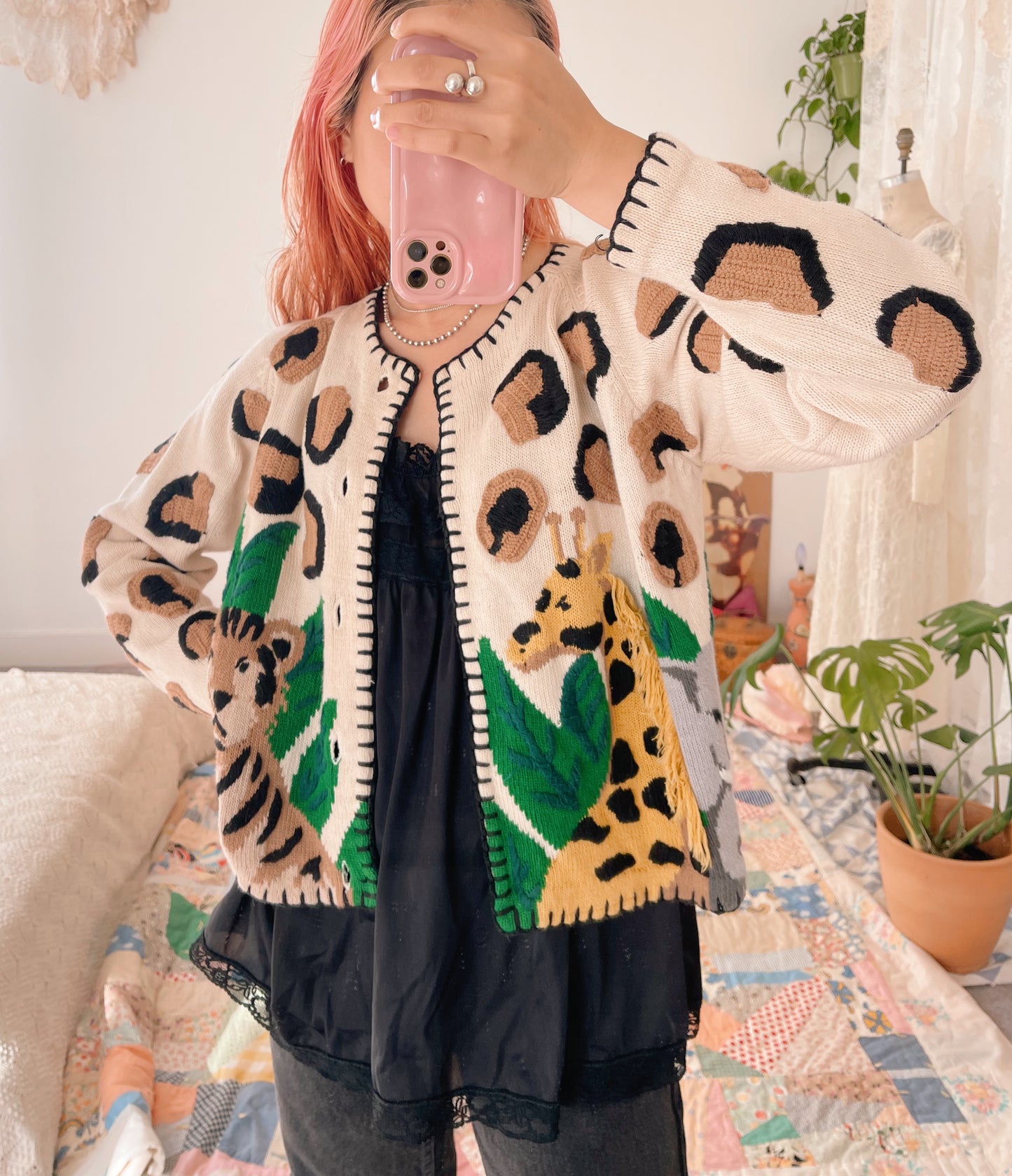 1990‘s Safari Knit Cardigan