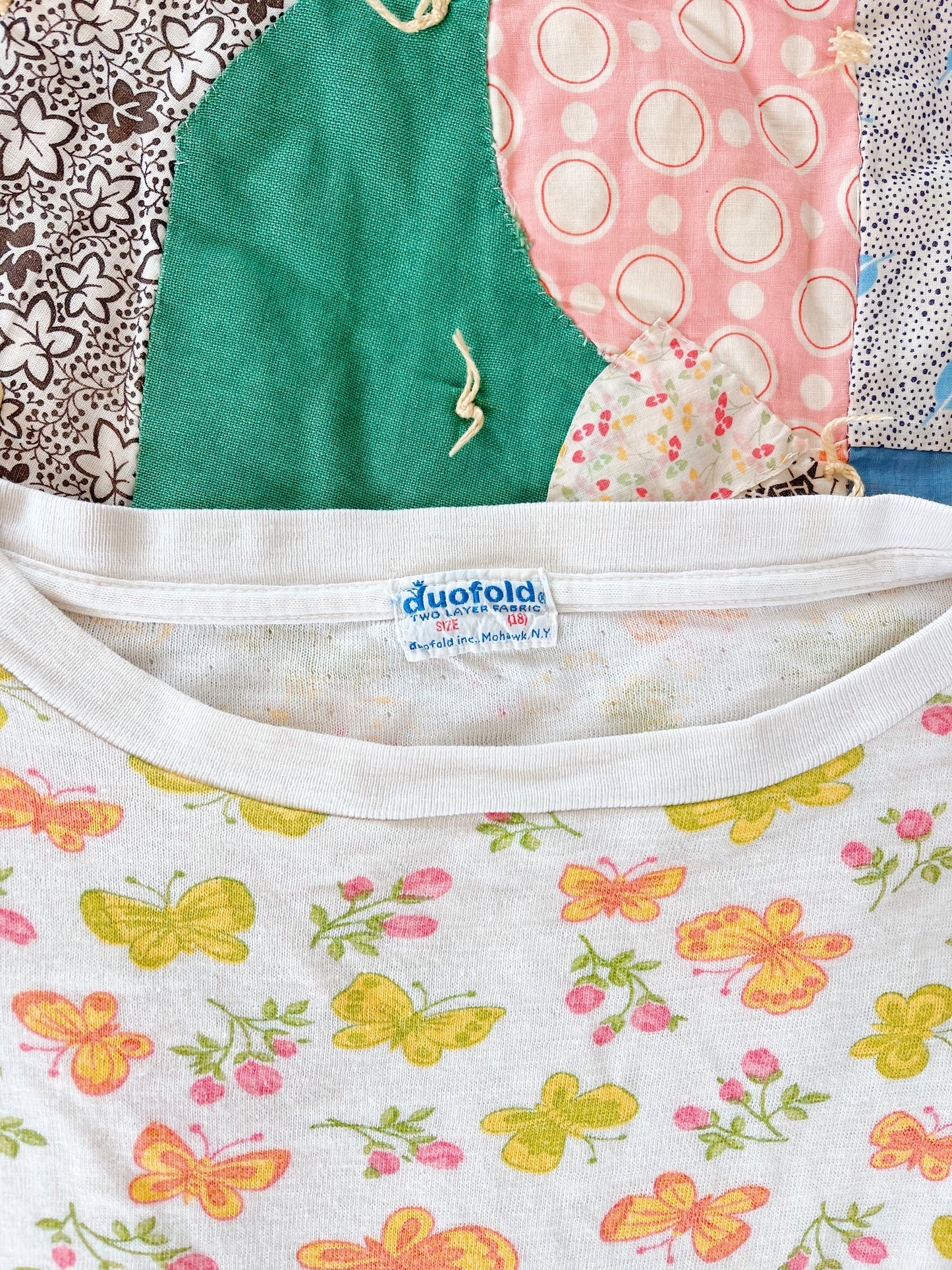 Vintage 1970’s Butterfly Thermal Tops