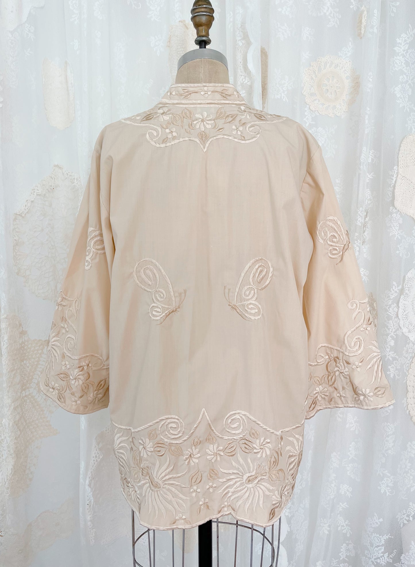 Vintage Joycelyn’s Butterfly Mandarin Jacket