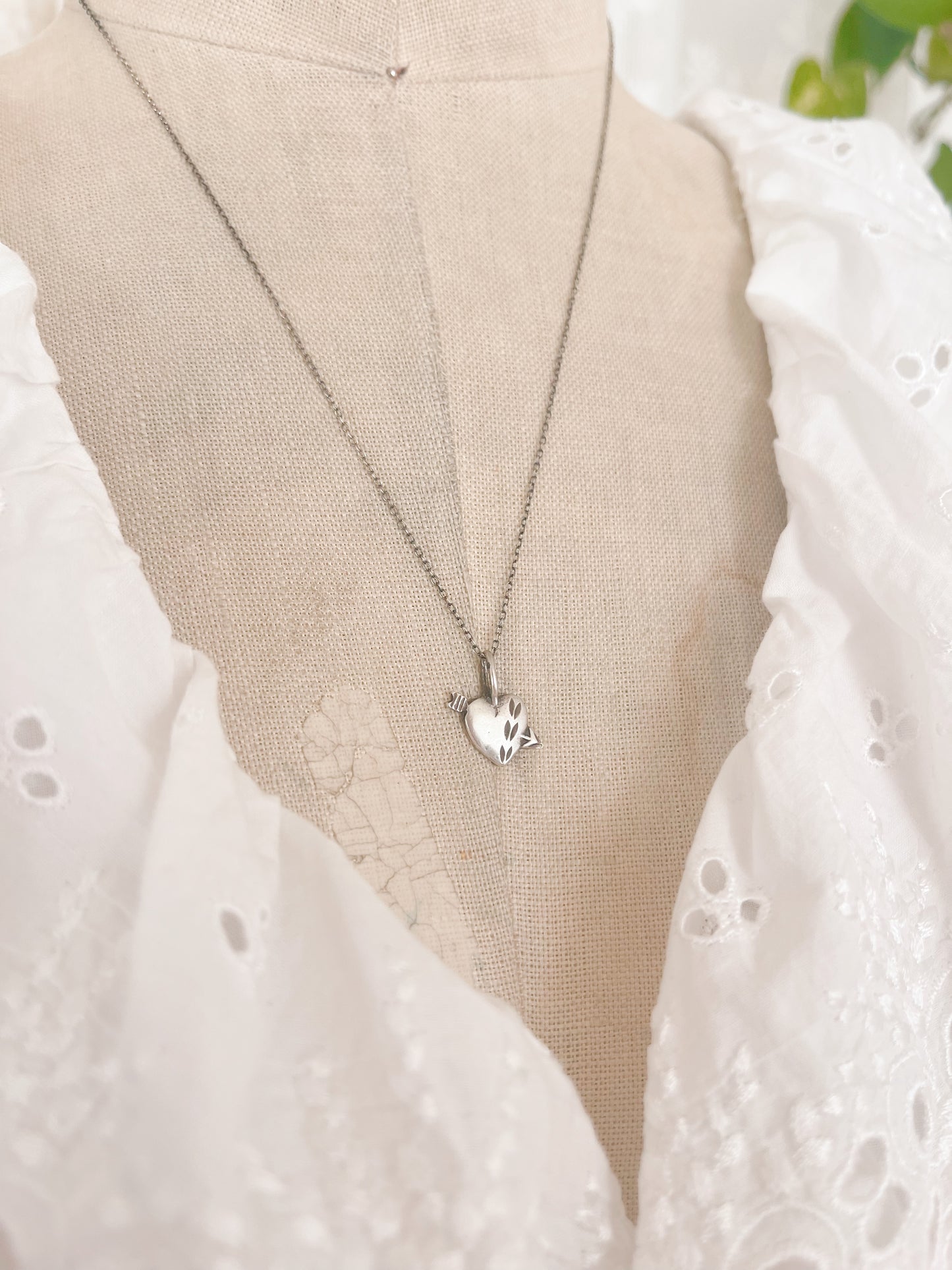 Tiny Heart Silver Necklace