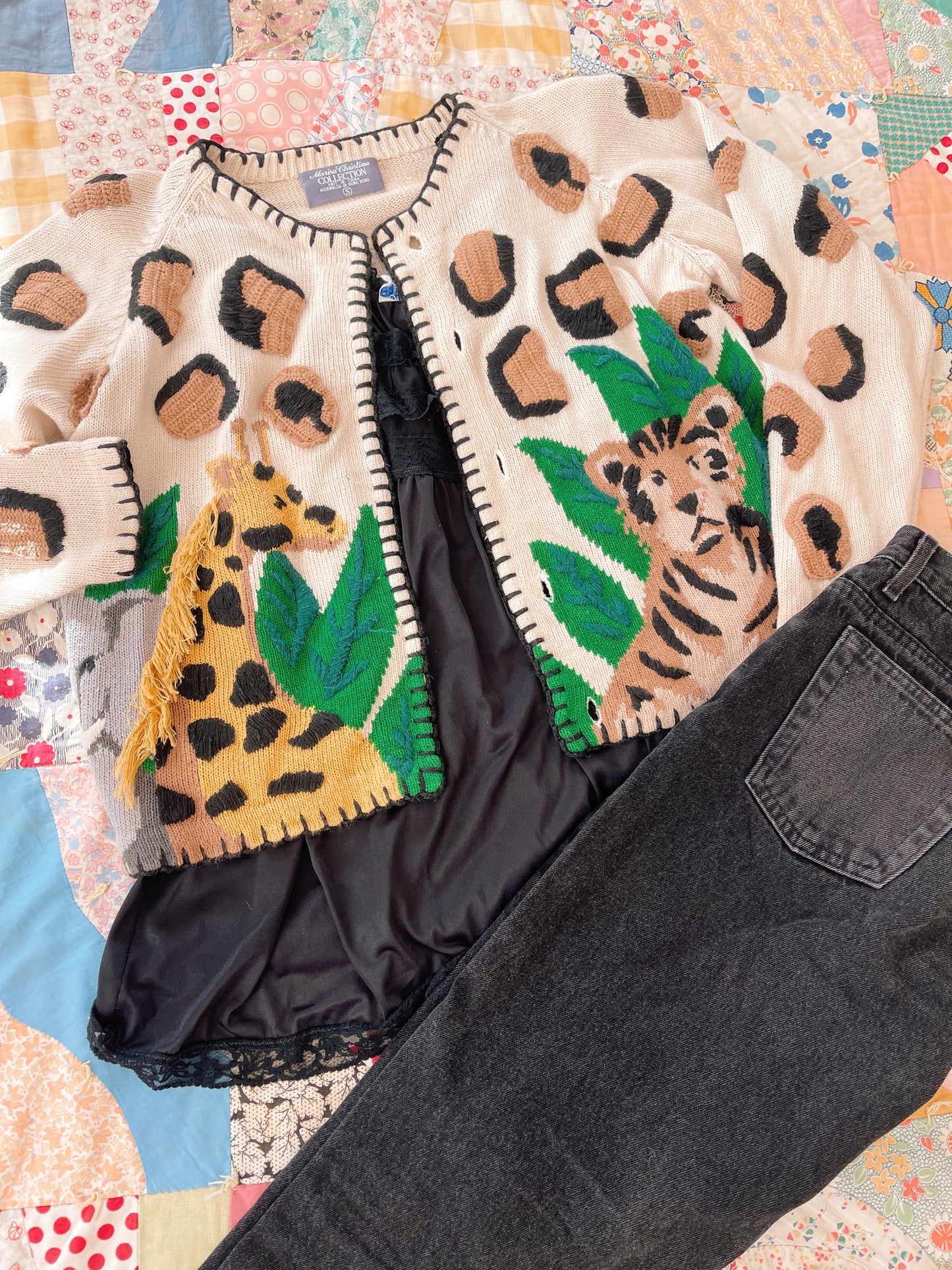 1990‘s Safari Knit Cardigan
