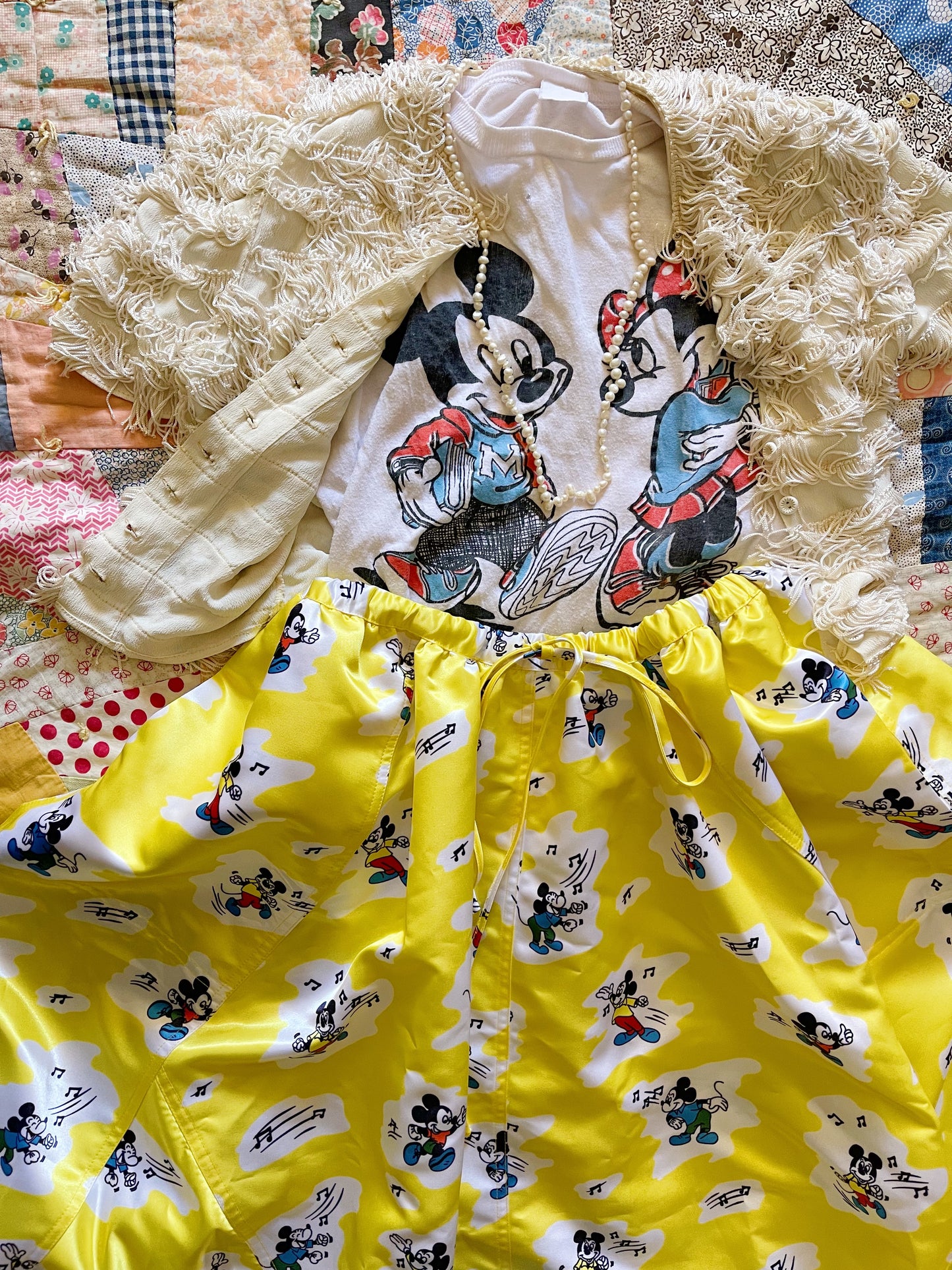 Vintage Sleeveless Mickey and Minnie Tee