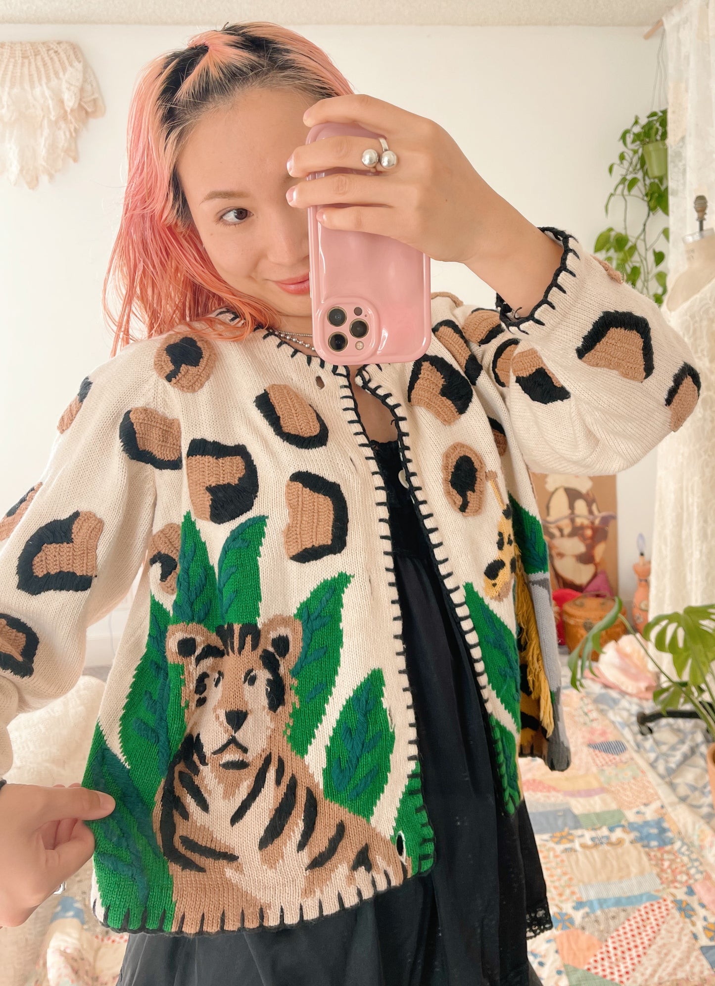 1990‘s Safari Knit Cardigan