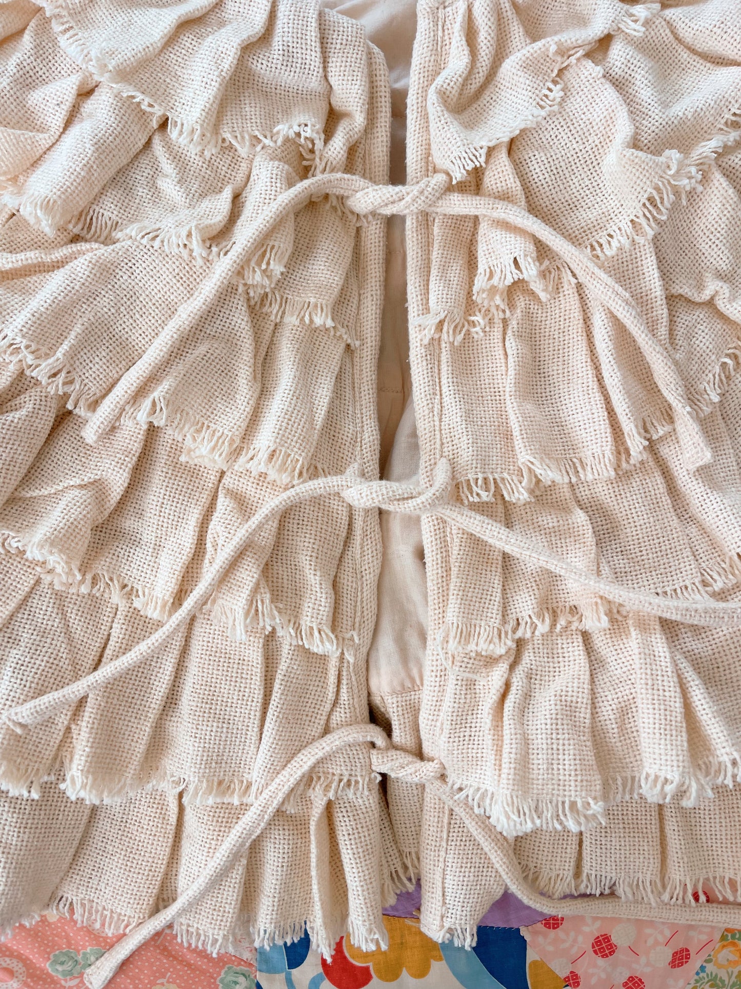 Cotton Tiered Cape Very Cute!