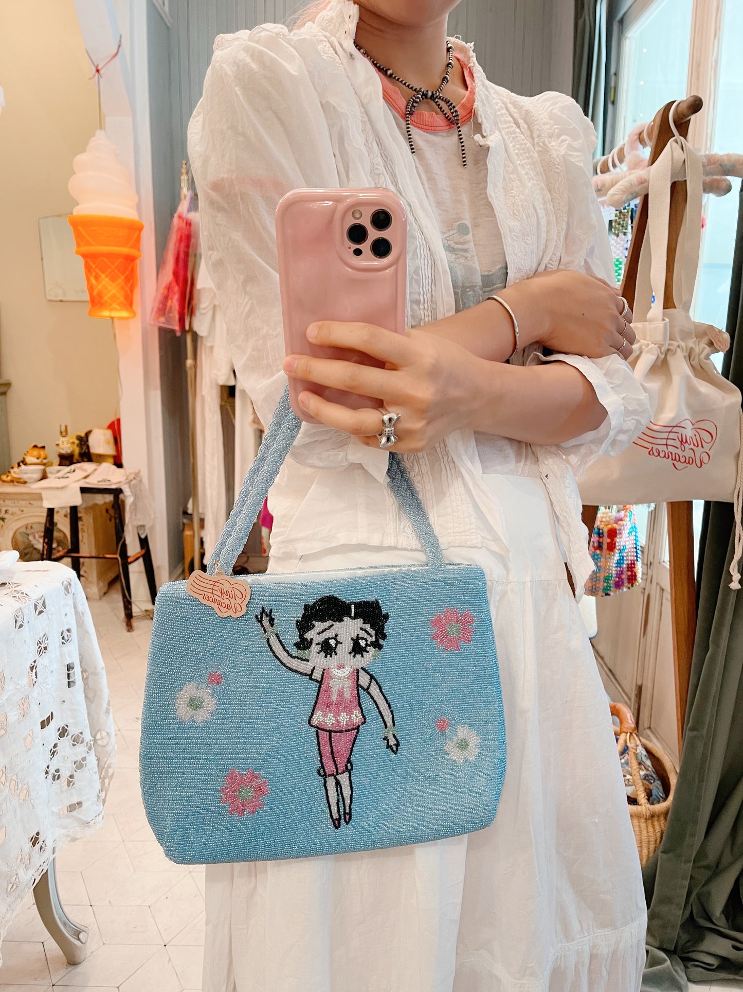 Vintage Betty Beads Bag