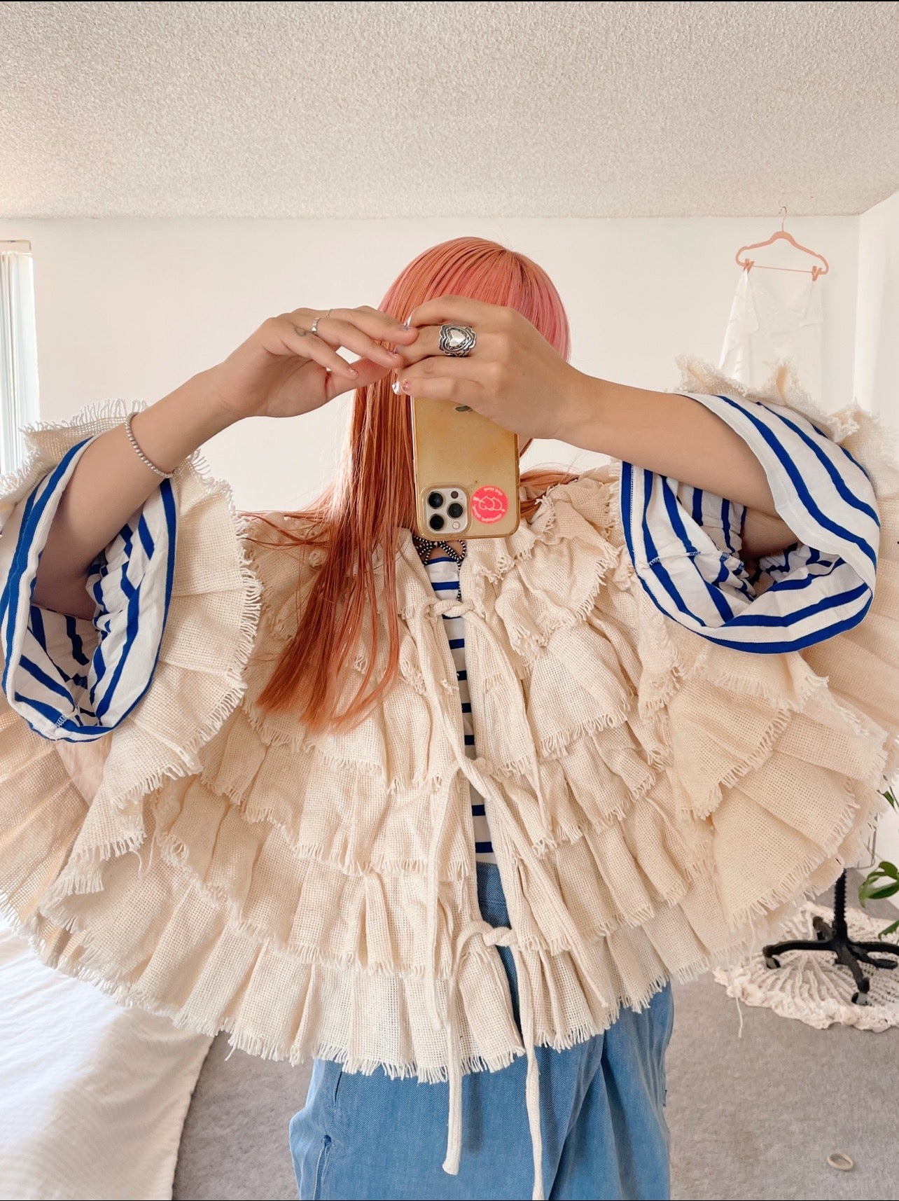 Cotton Tiered Cape Very Cute!