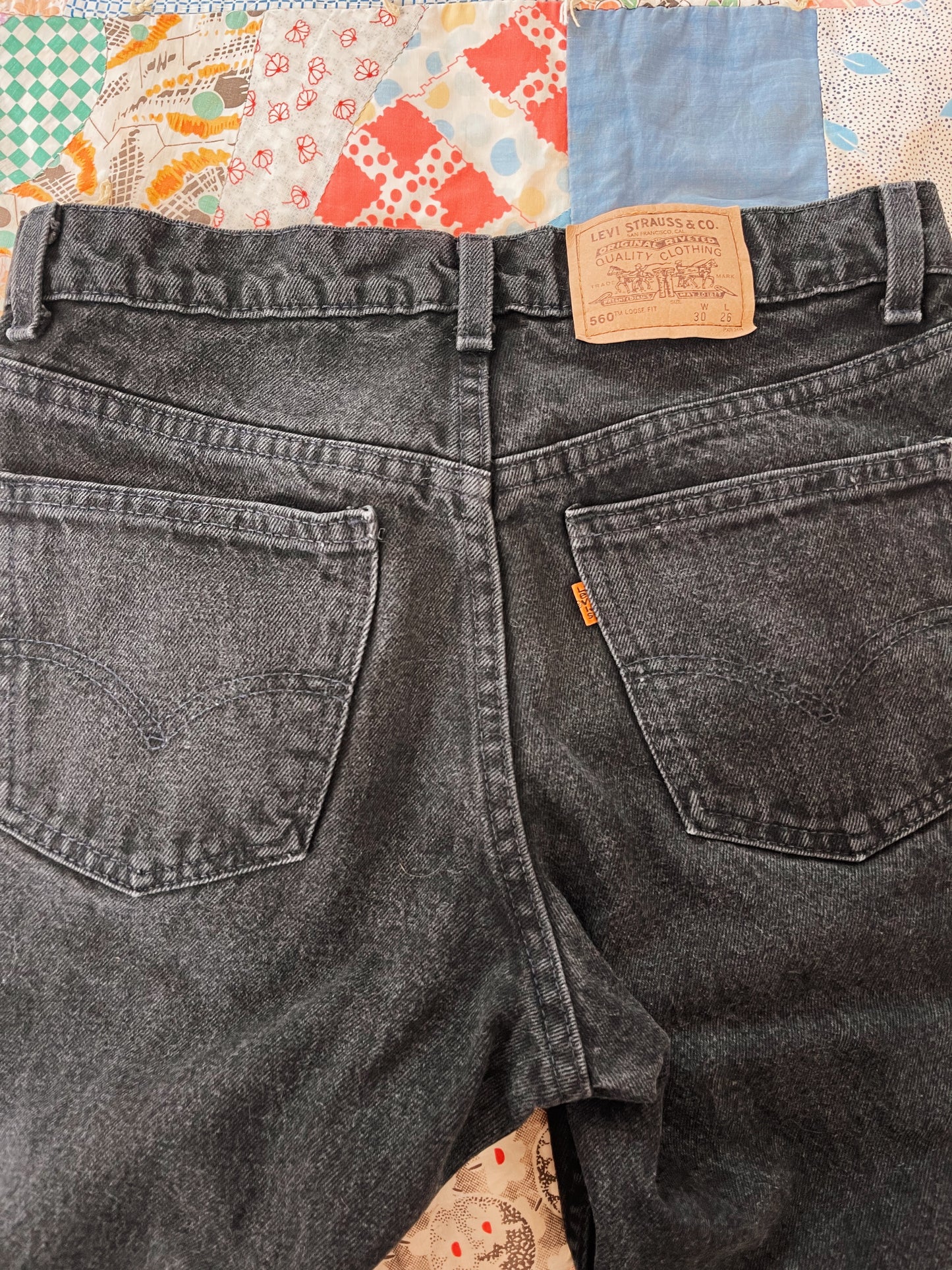 1990’s Levi’s 560 Black Denim