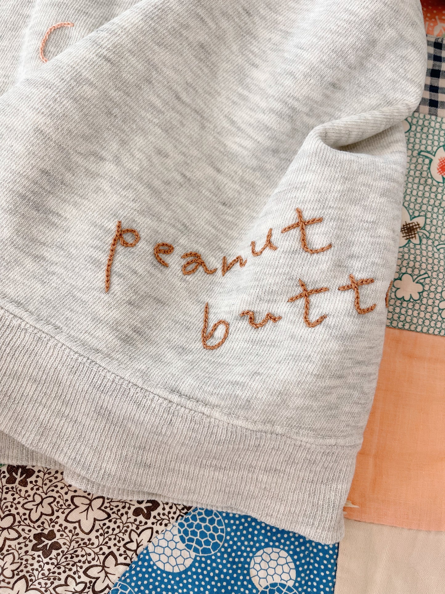 Vintage Remake Embroidered Sweatshirt