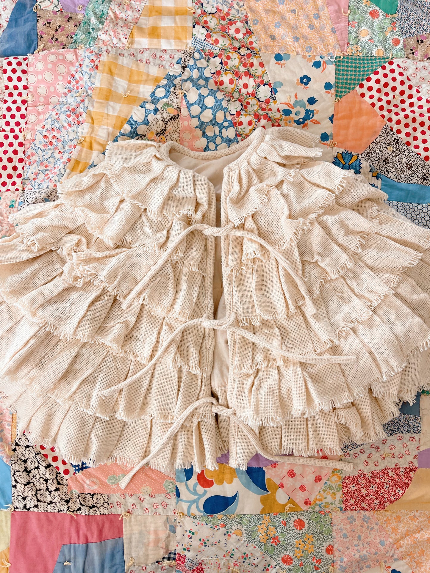 Cotton Tiered Cape Very Cute!
