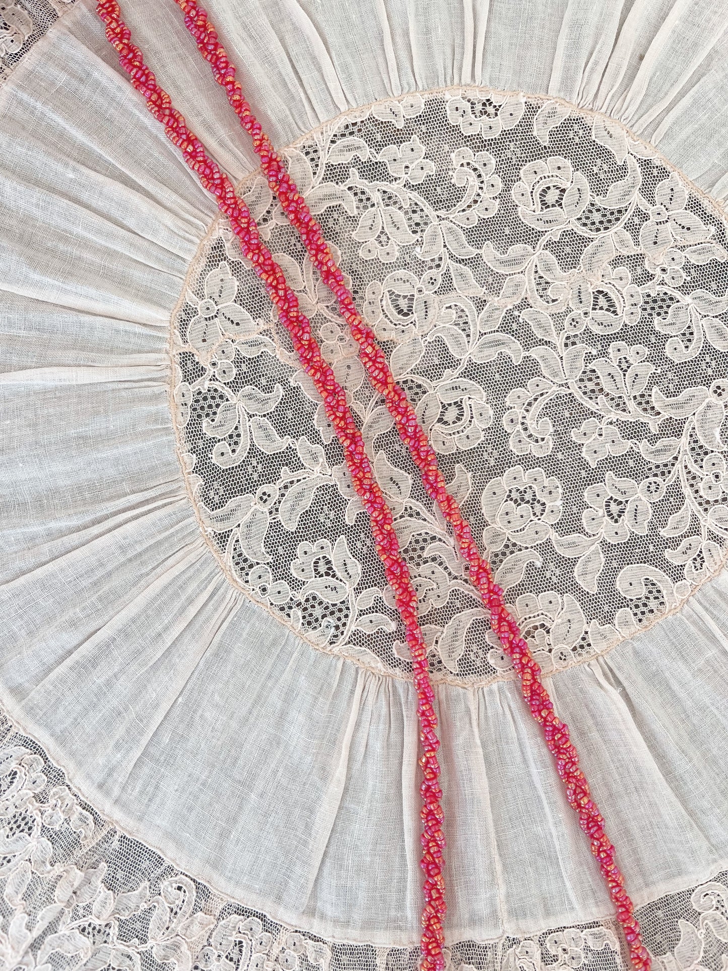 Vintage Flower Beads Bag