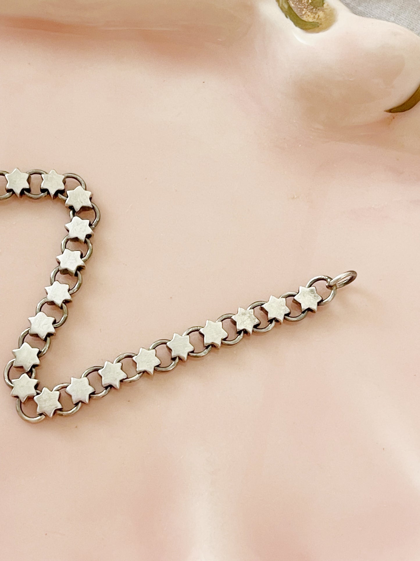 Vintage Tiny Stars Silver Bracelet