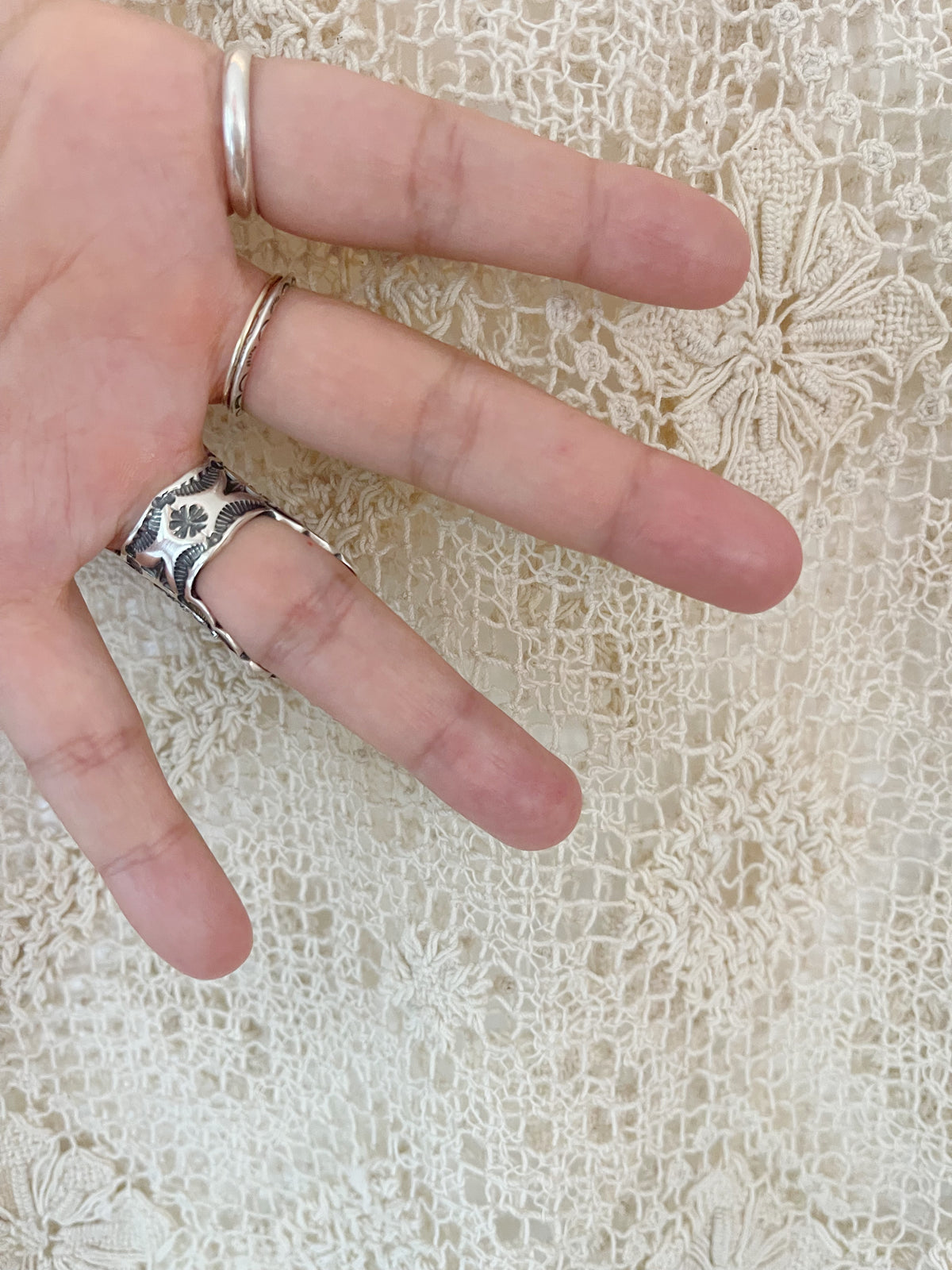 Sunshine Reeves Big Heart Band Ring
