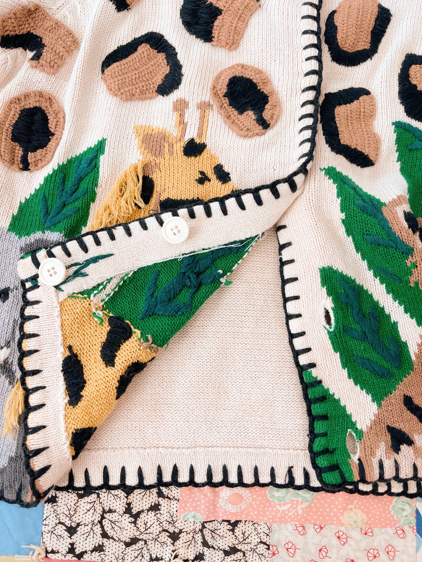 1990‘s Safari Knit Cardigan