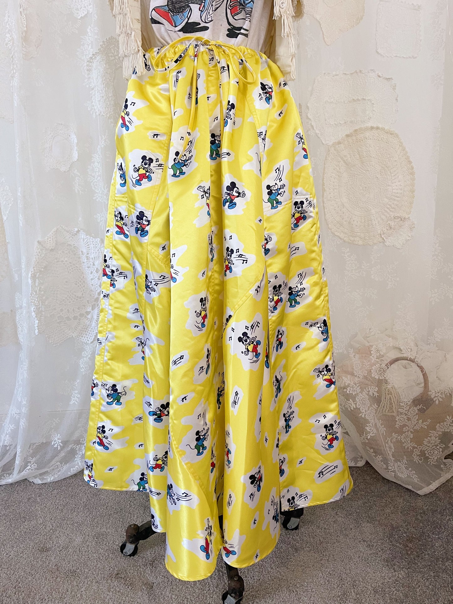 Mickey Mouse × OPENING CEREMONY Flared Long Skirt