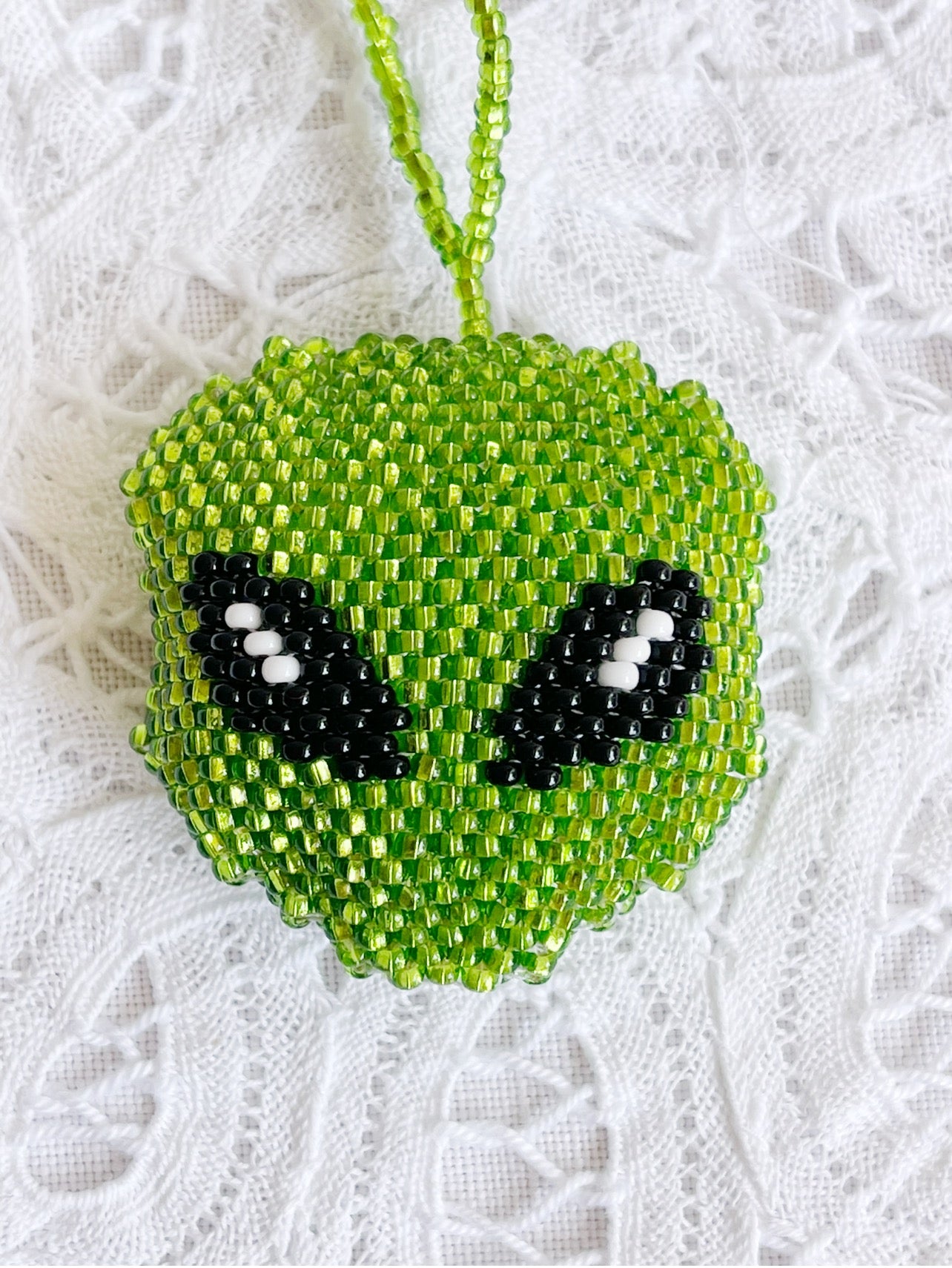 So Cute! Alien Beads Keychain