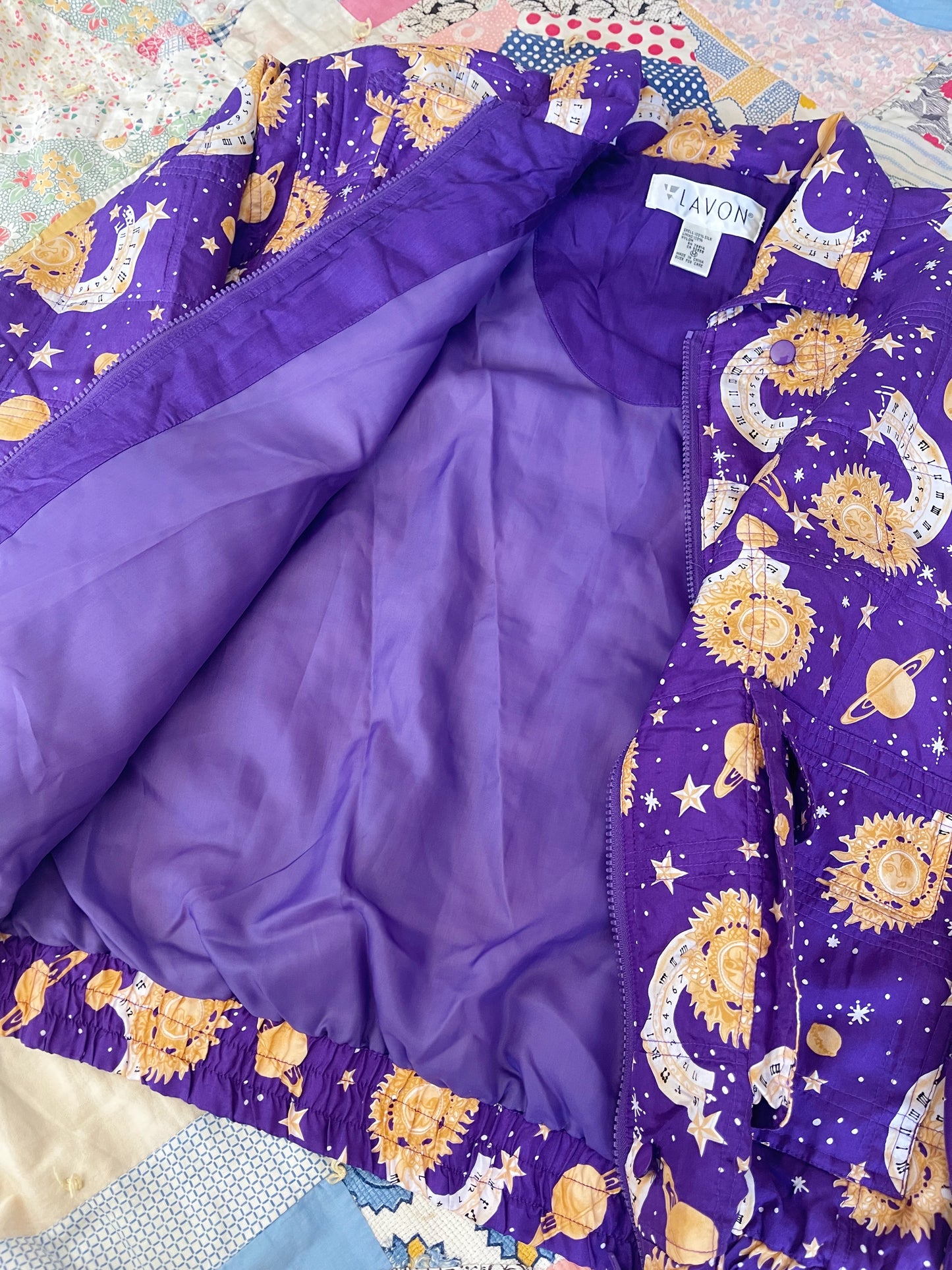 1990s Moon and Sun Silk Blouson