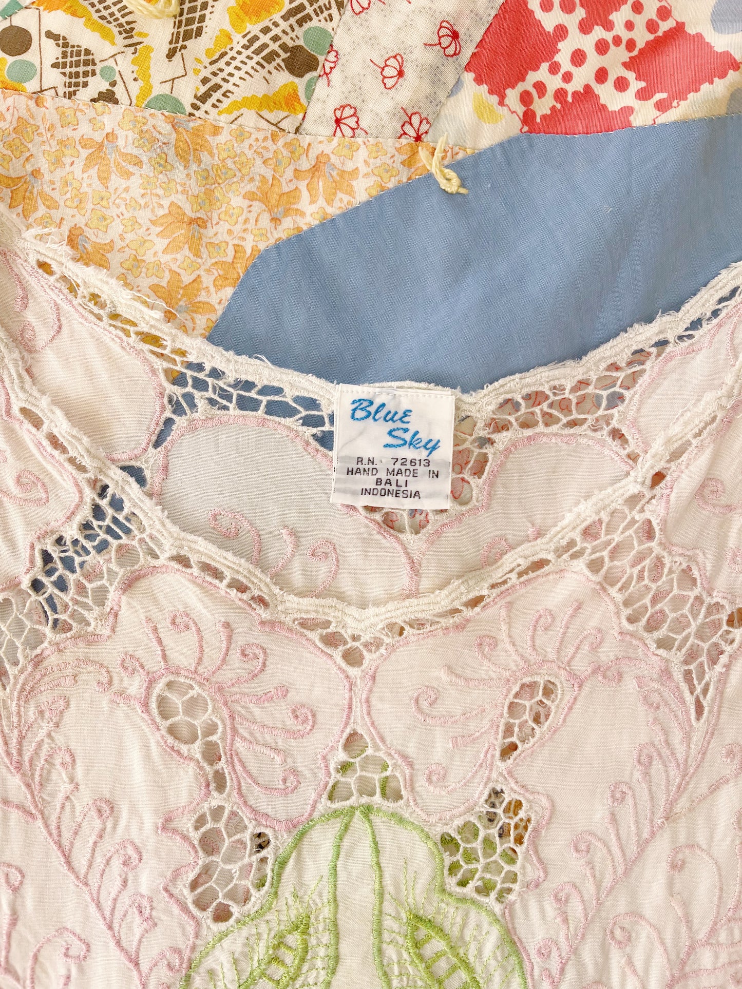 Hole Stitches Plants Tops