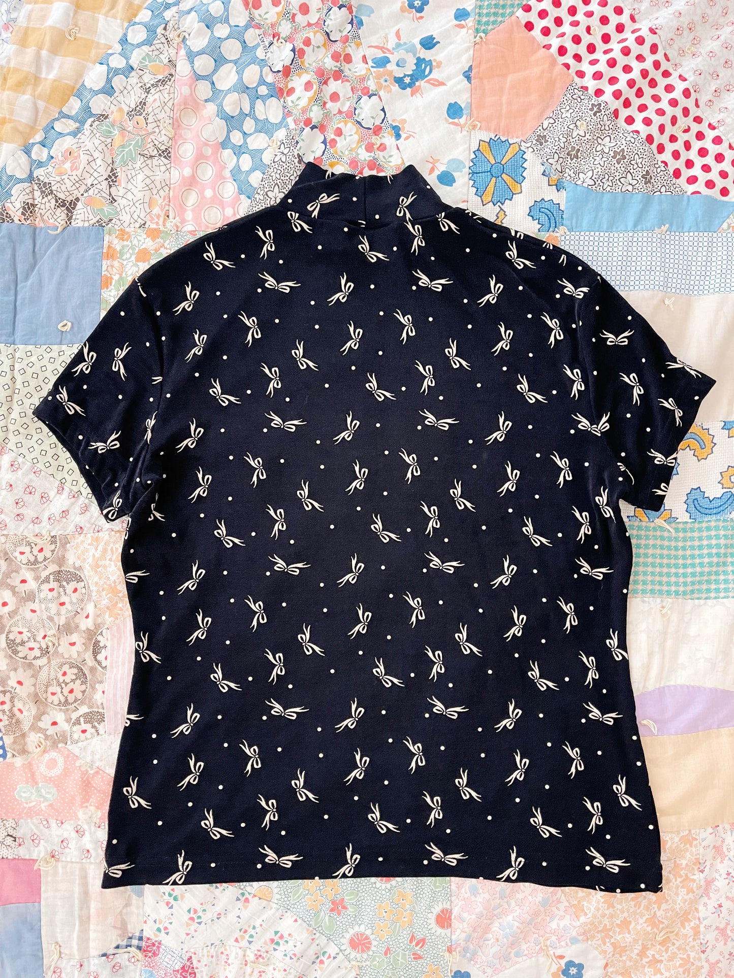 1980s Ribbons and Dots Tops