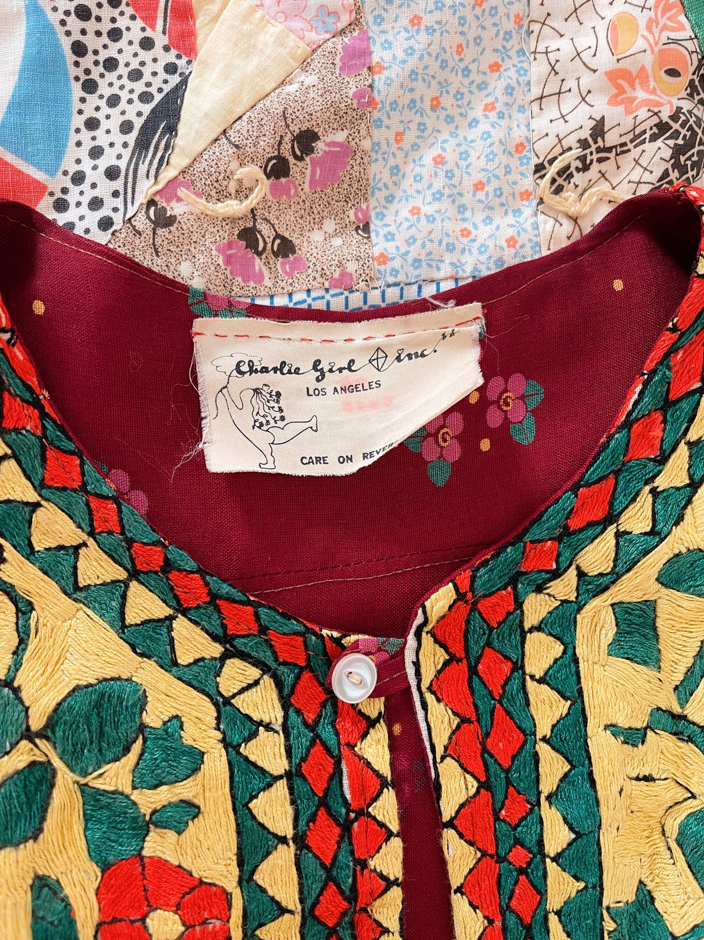 Vintage Afghan Long Dress