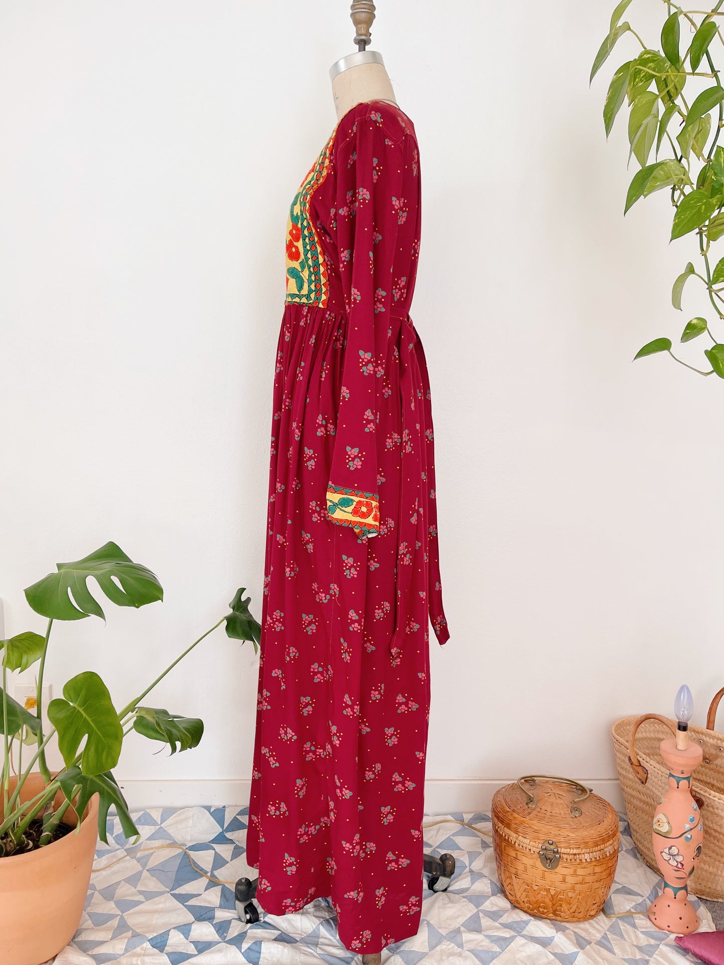 Vintage Afghan Long Dress