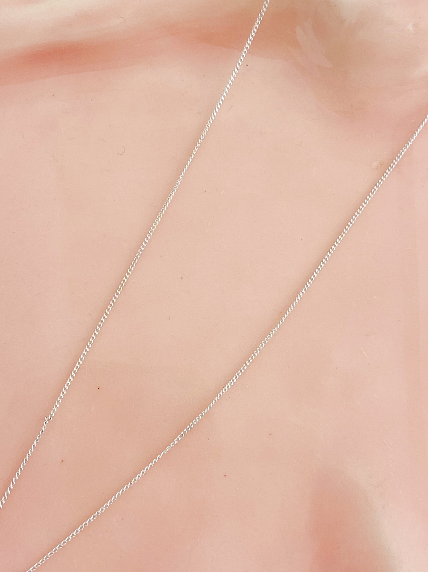 Vintage Tiny Cherry Silver Pendant.