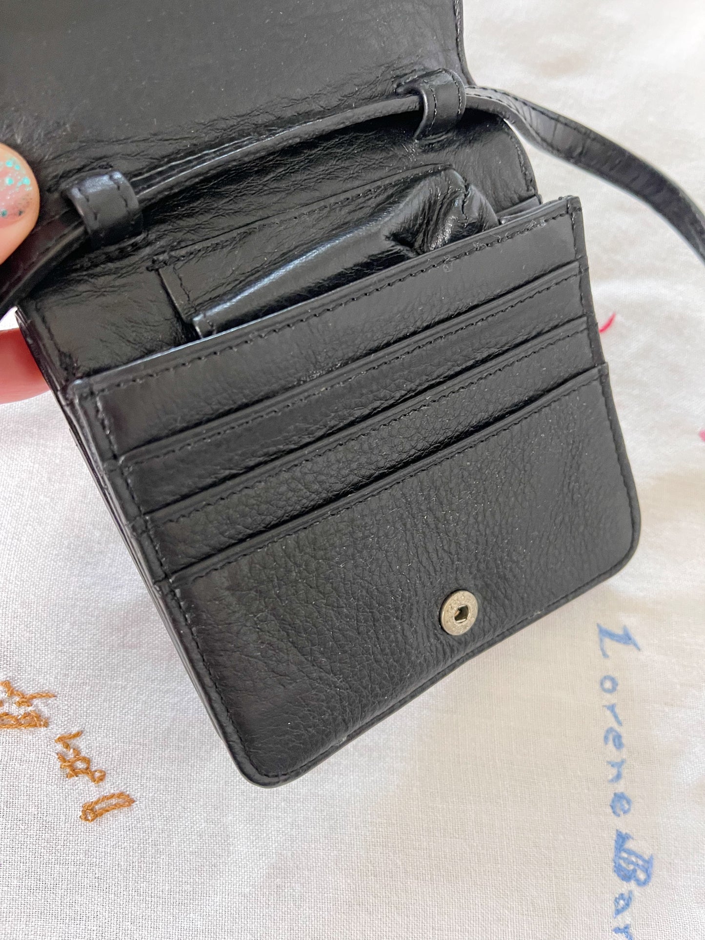 Dog Needle Pointed Wallet Purse