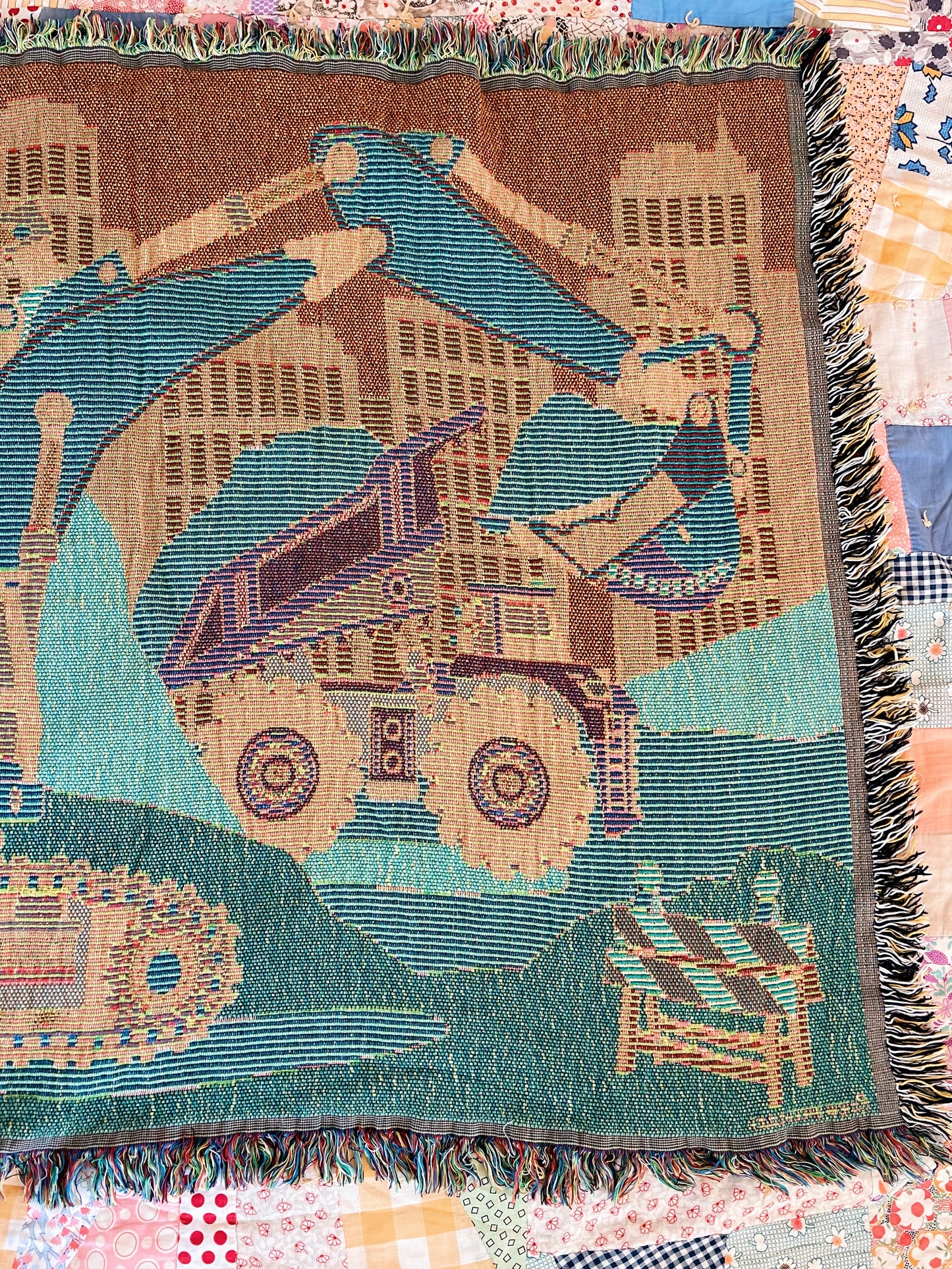 So Funny! Excavator Car Blanket
