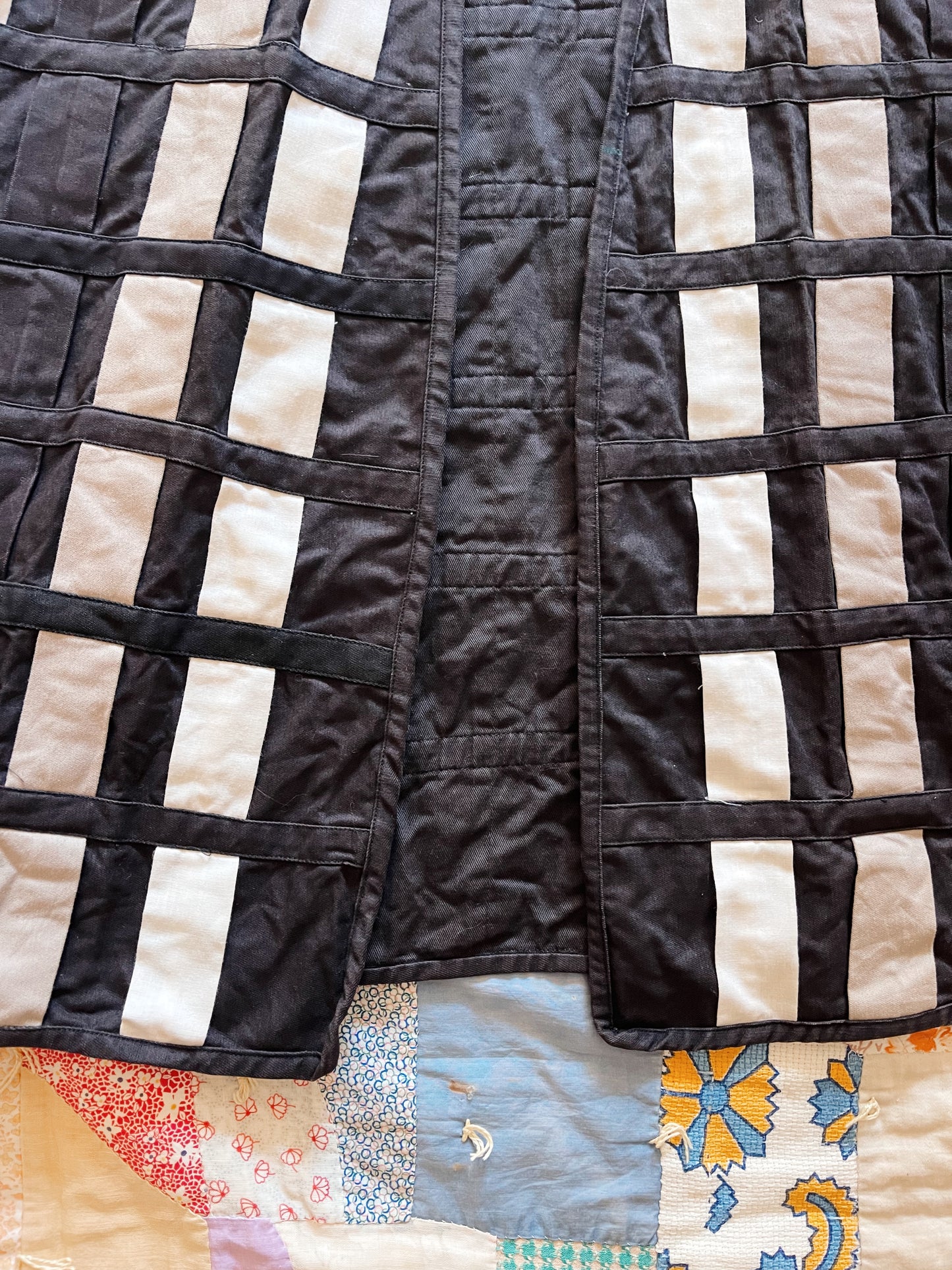 1990s Color Block Cotton Jacket