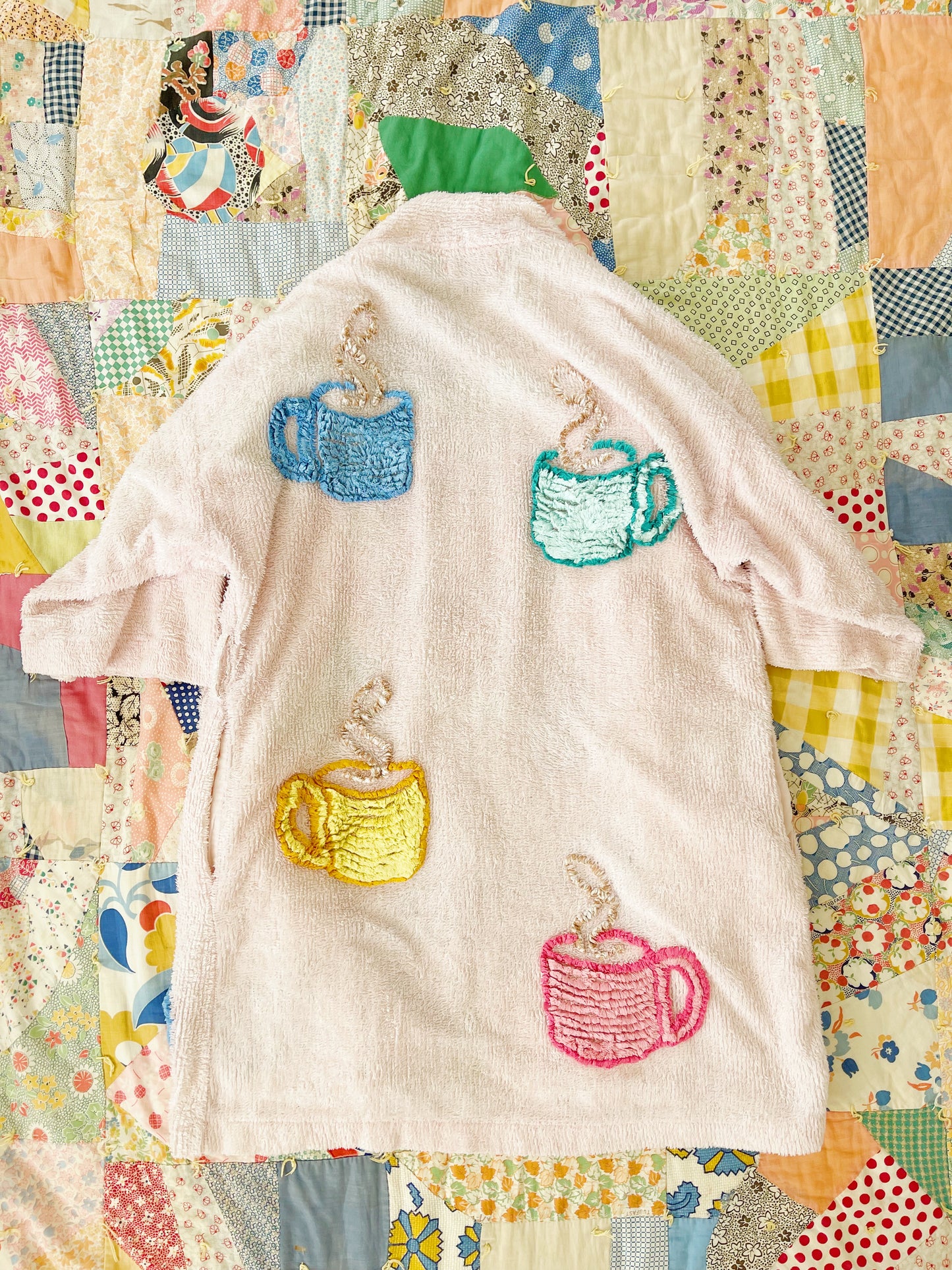 1990s Chenille Cups Robe