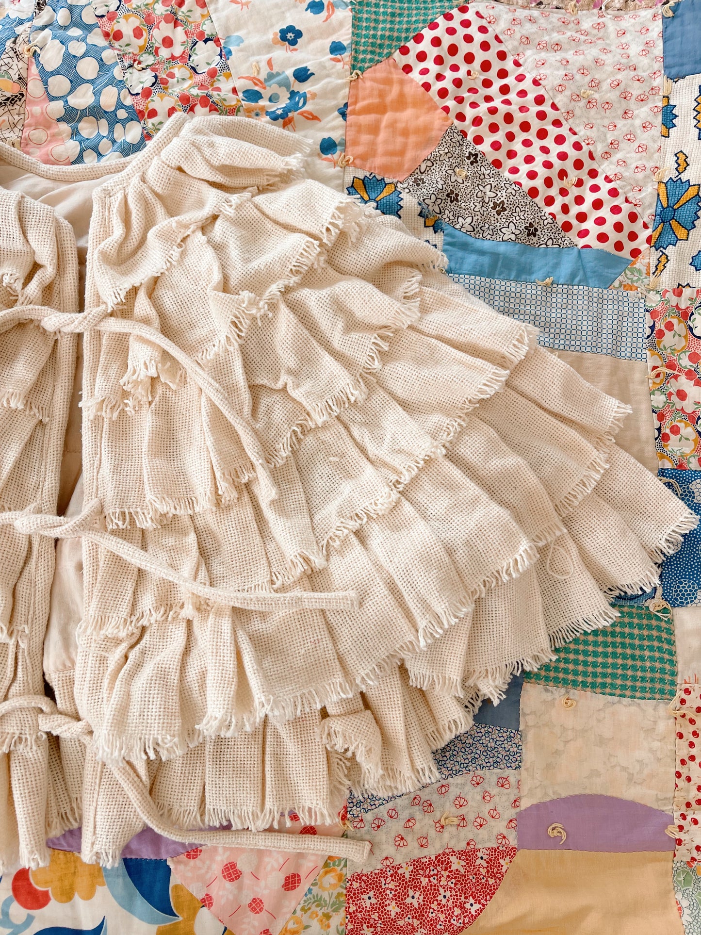 Cotton Tiered Cape Very Cute!