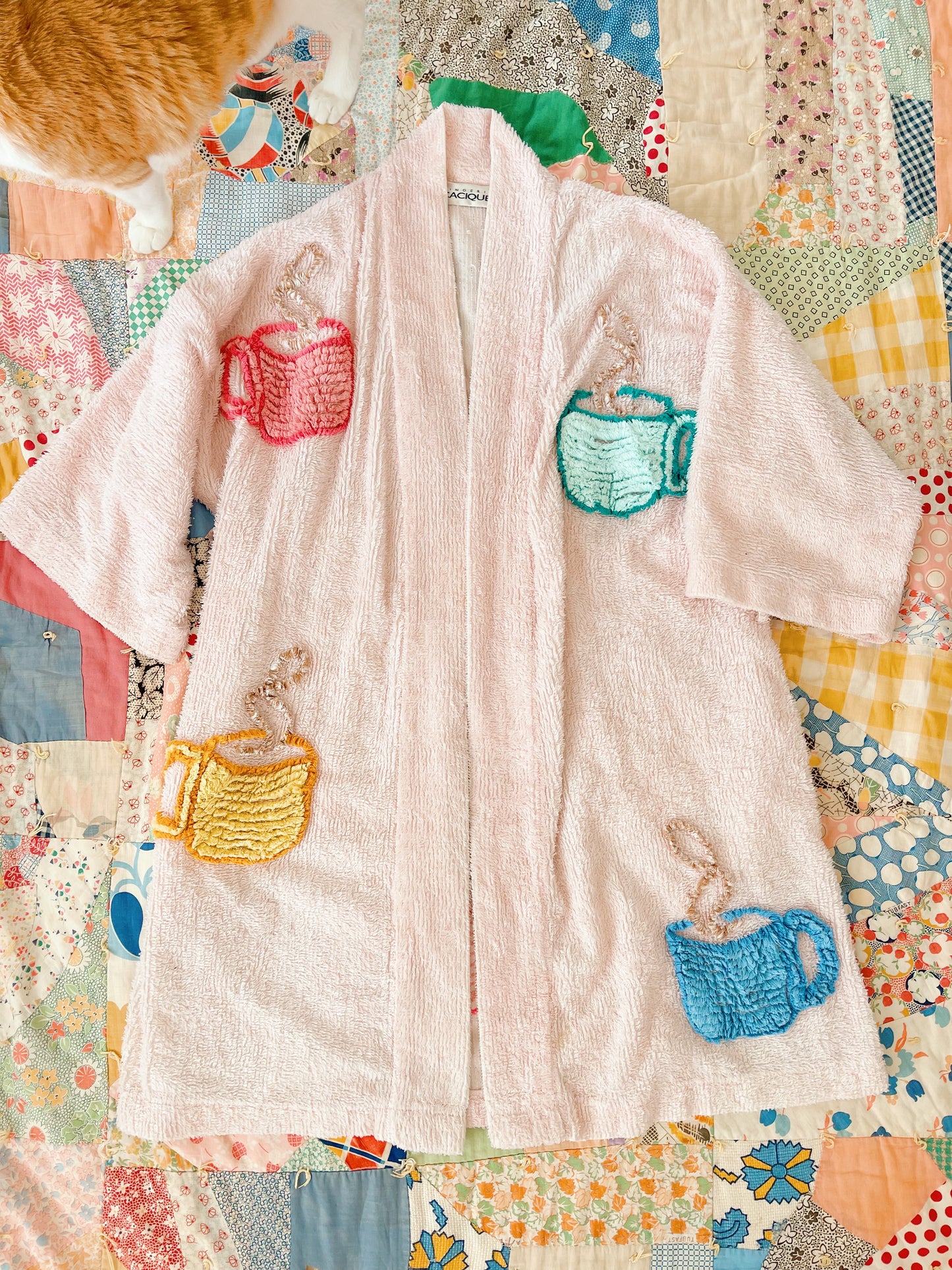 1990s Chenille Cups Robe
