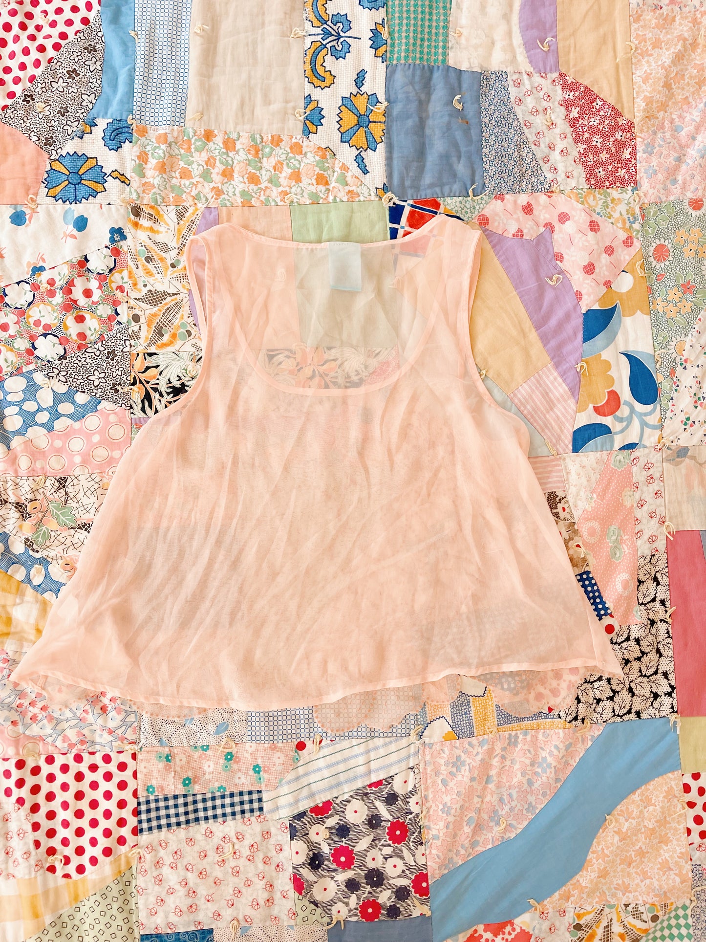 Baby Pink on Tiny Beaded Tops