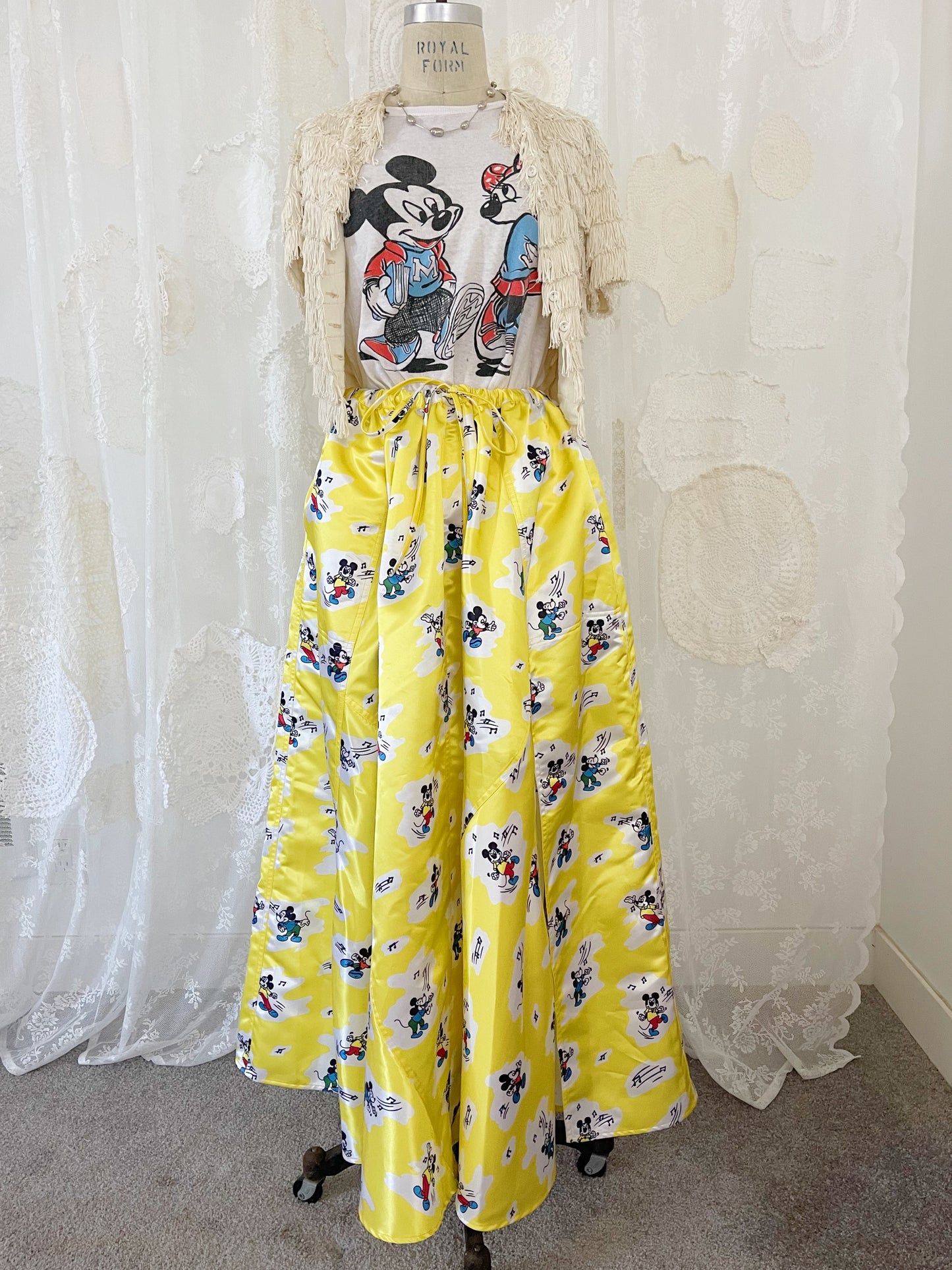 Mickey Mouse × OPENING CEREMONY Flared Long Skirt