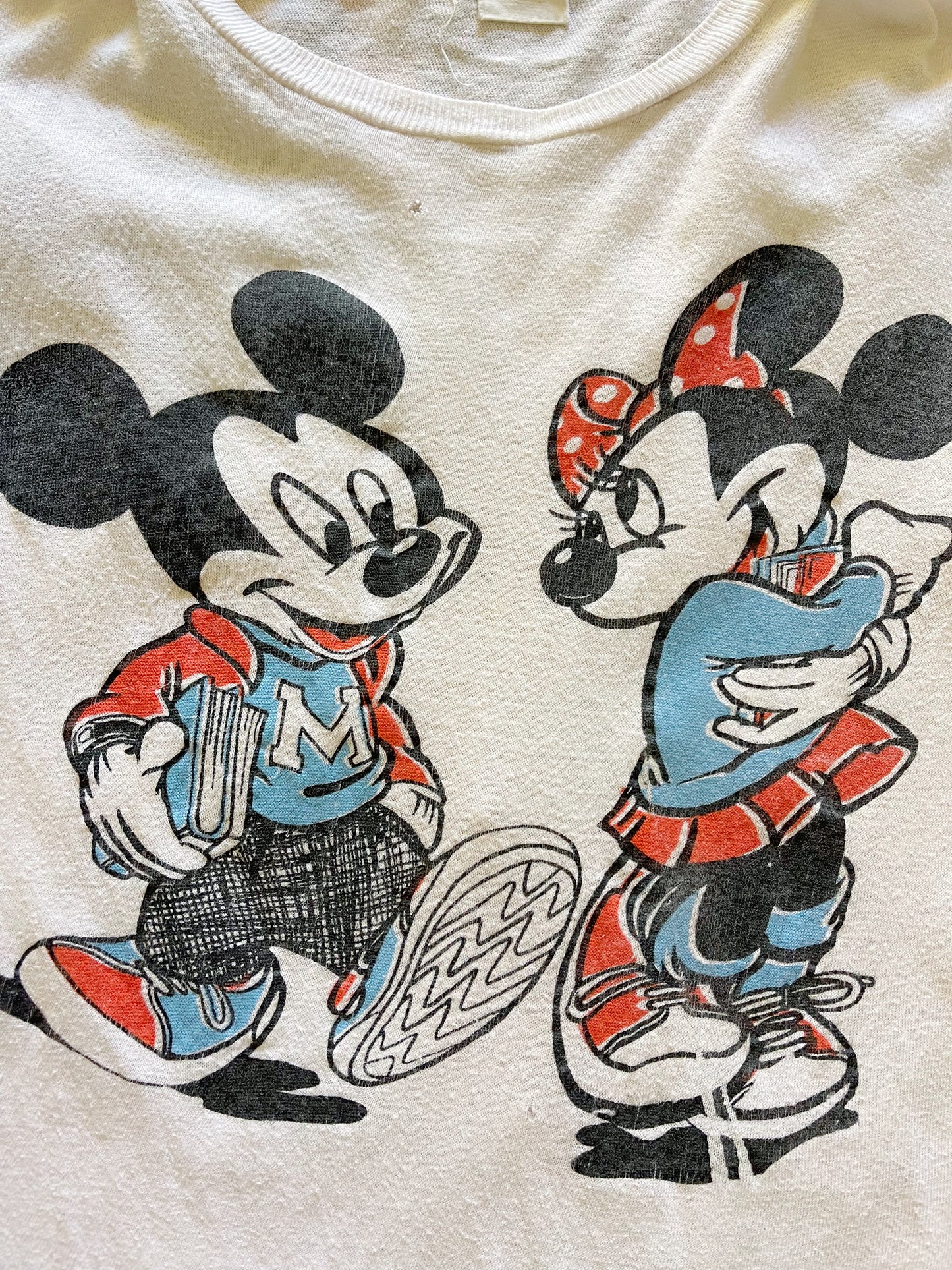 Vintage Sleeveless Mickey and Minnie Tee