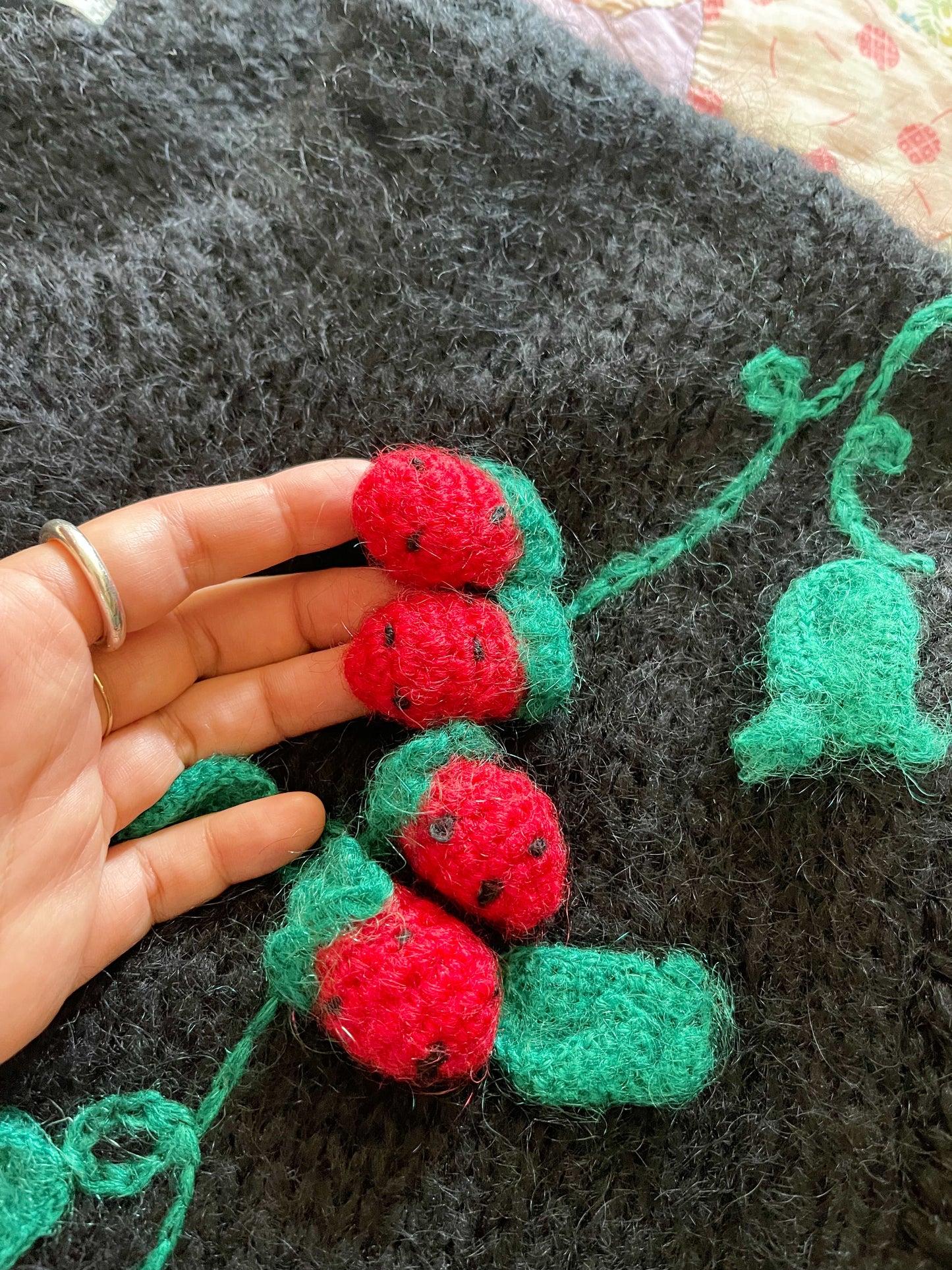 1980s Strawberry’s Mohair Cardigan.