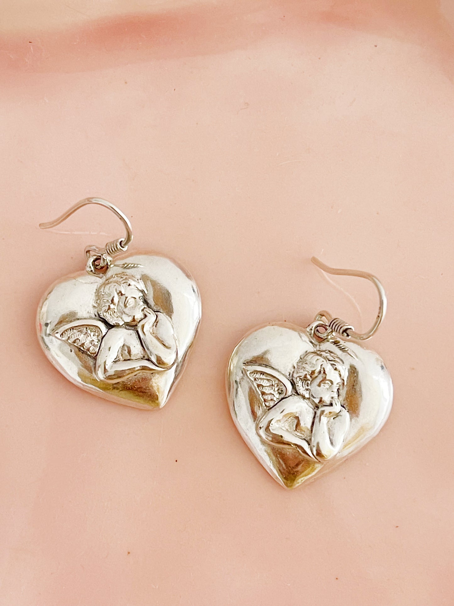 Vintage Heart Angel Hook Pierce.