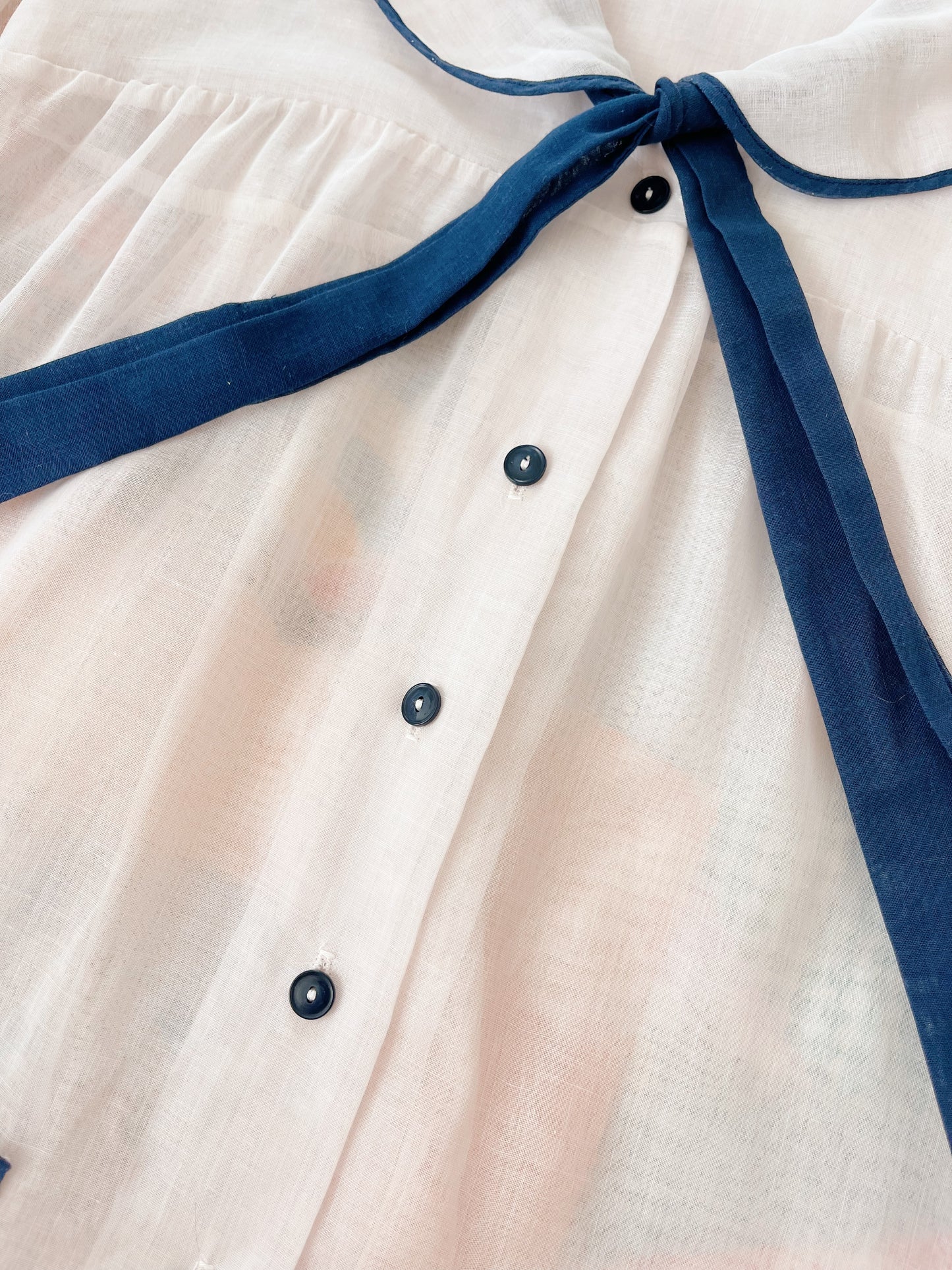 Vintage Sheer Sailor Blouse