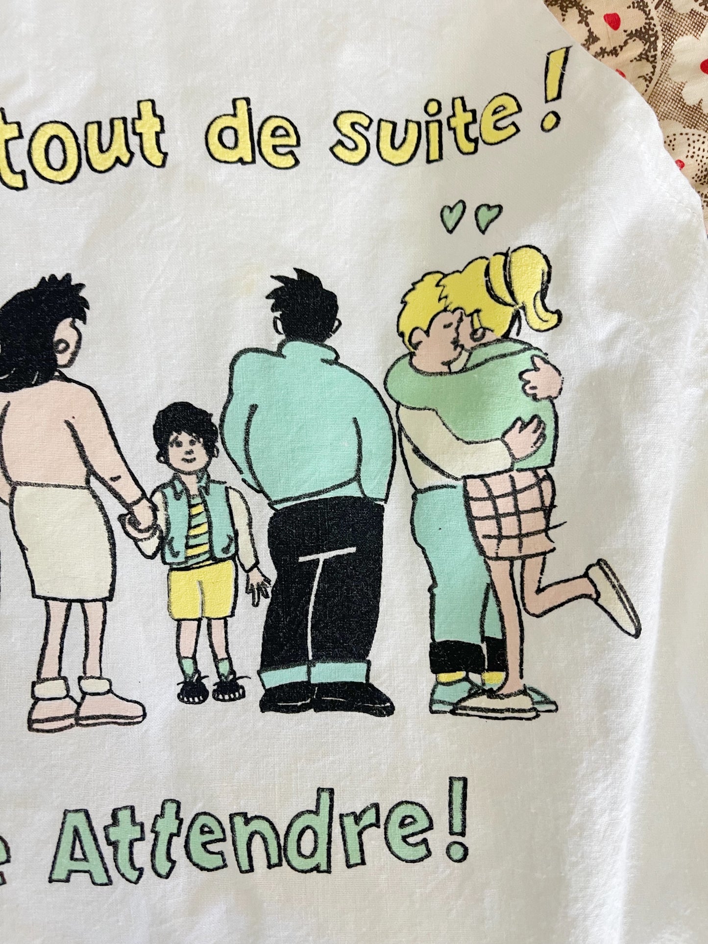 French! So Cute Printed Cotton Dress