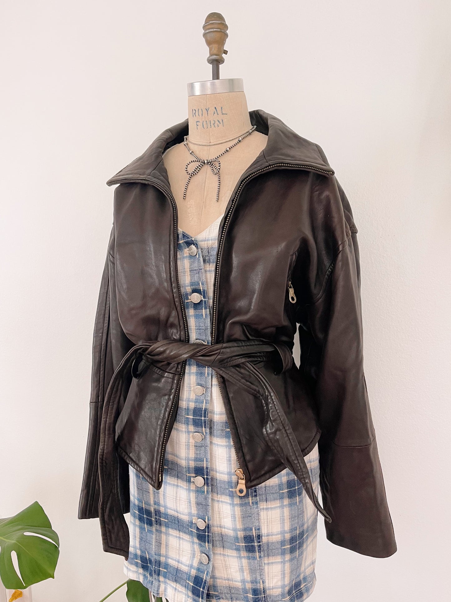 1990’s Cotton Checked Mini Dress