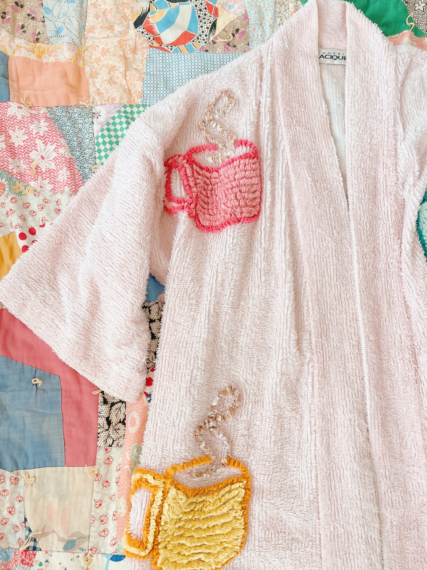 1990s Chenille Cups Robe