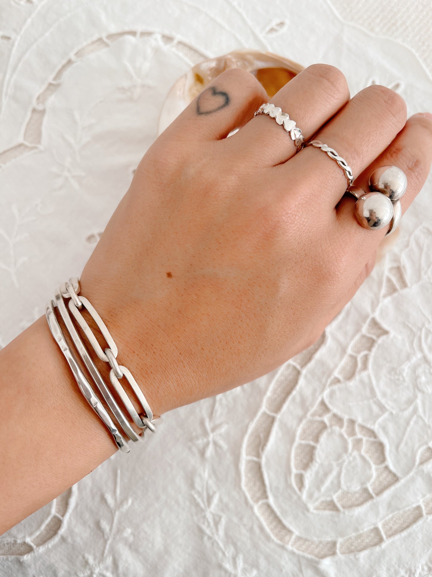 1970’s Chains Silver Bracelet.