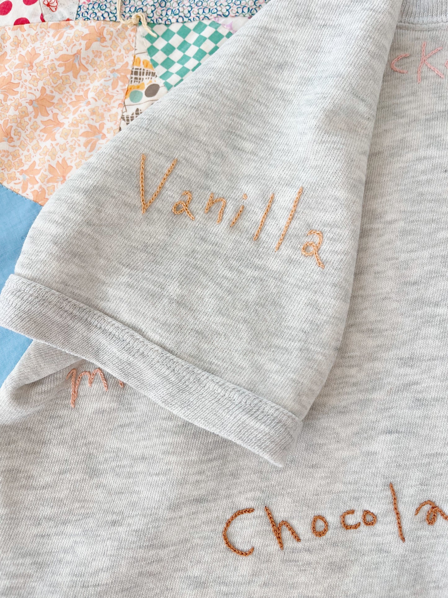 Vintage Remake Embroidered Sweatshirt