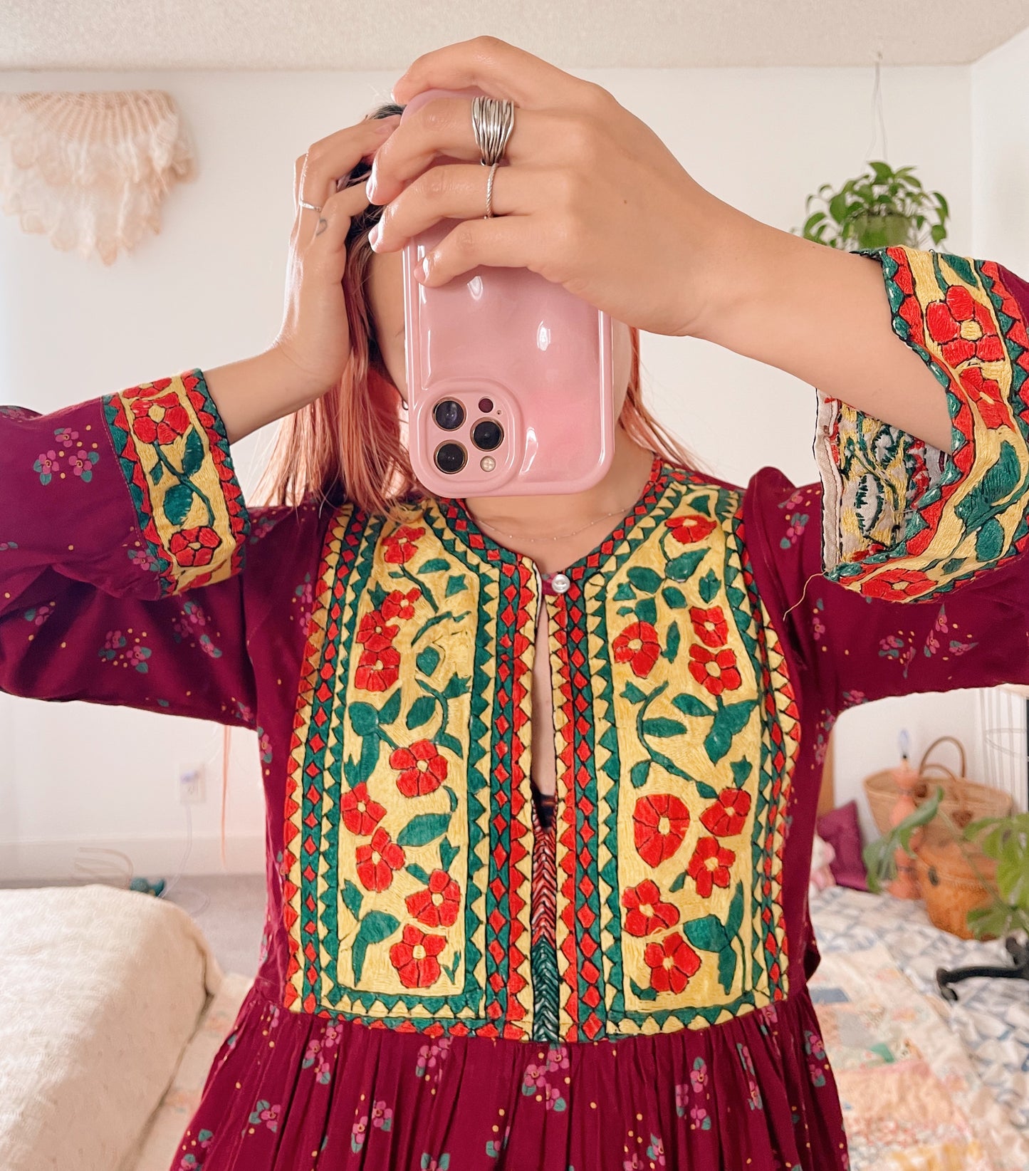 Vintage Afghan Long Dress