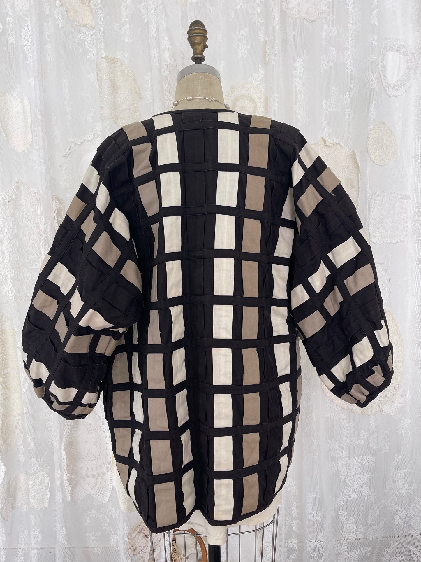 1990s Color Block Cotton Jacket