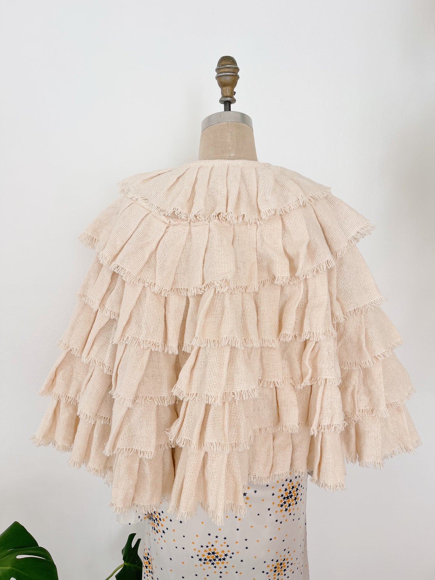 Cotton Tiered Cape Very Cute!