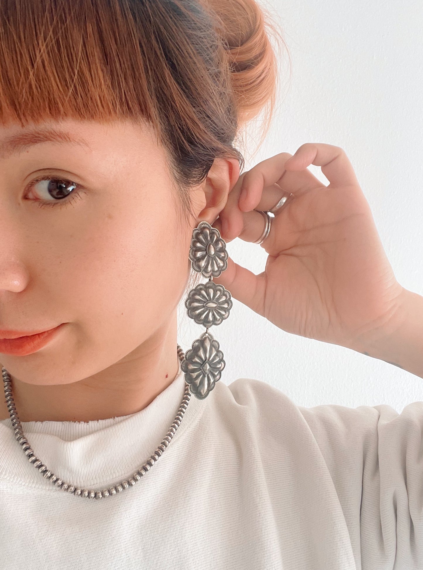Navajo Sterling Concho Pierce