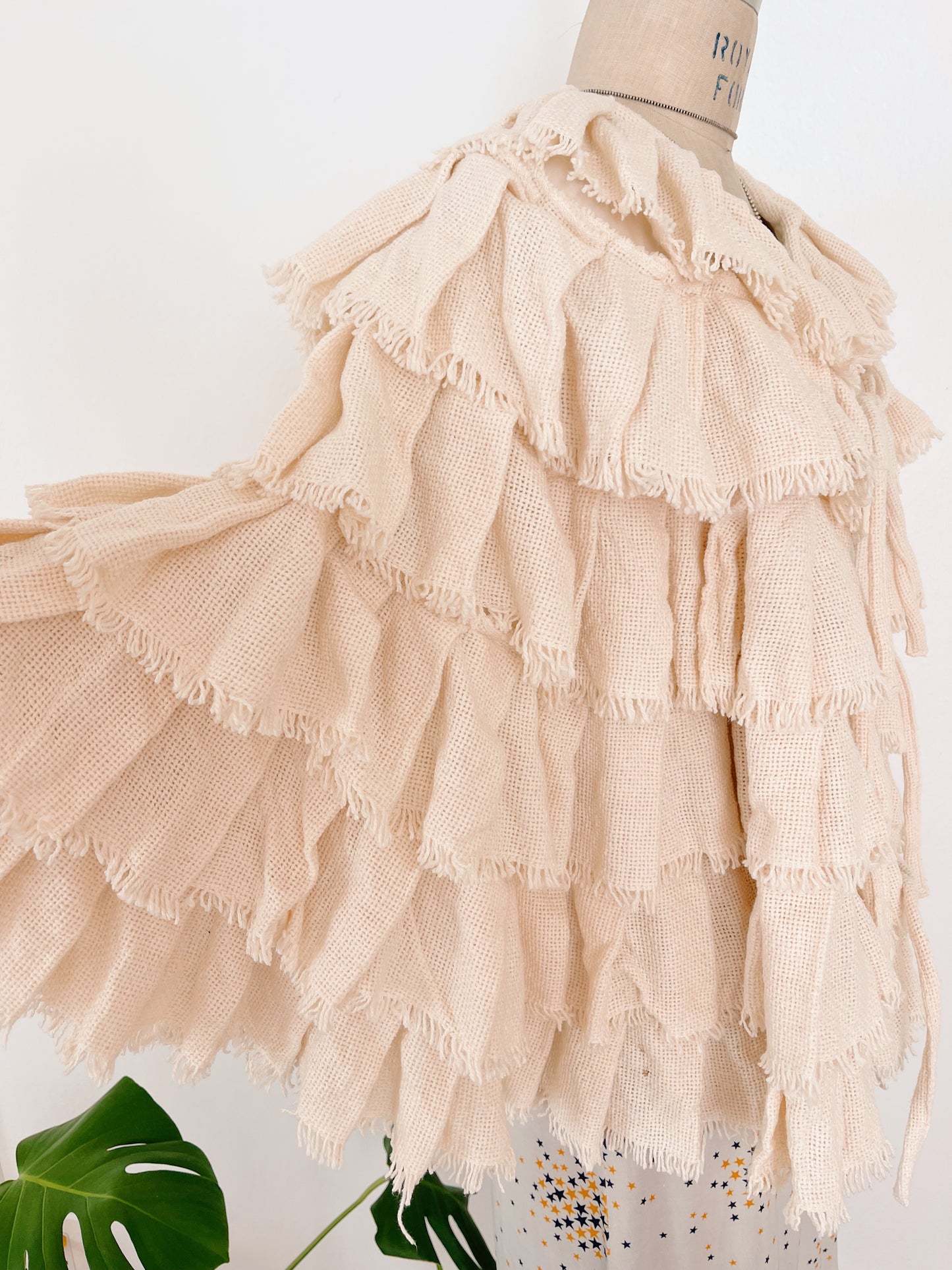 Cotton Tiered Cape Very Cute!