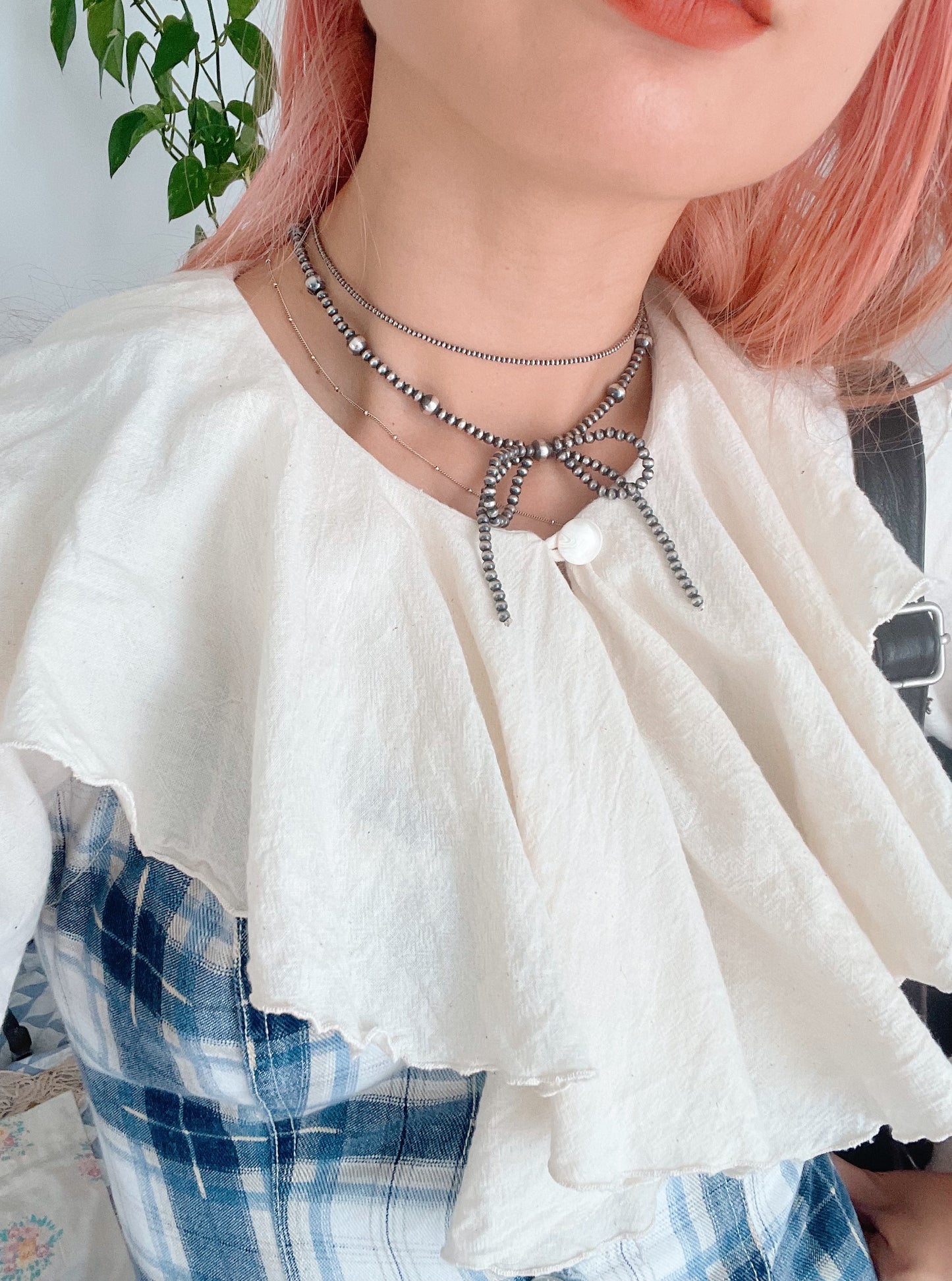 1990’s Cotton Checked Mini Dress