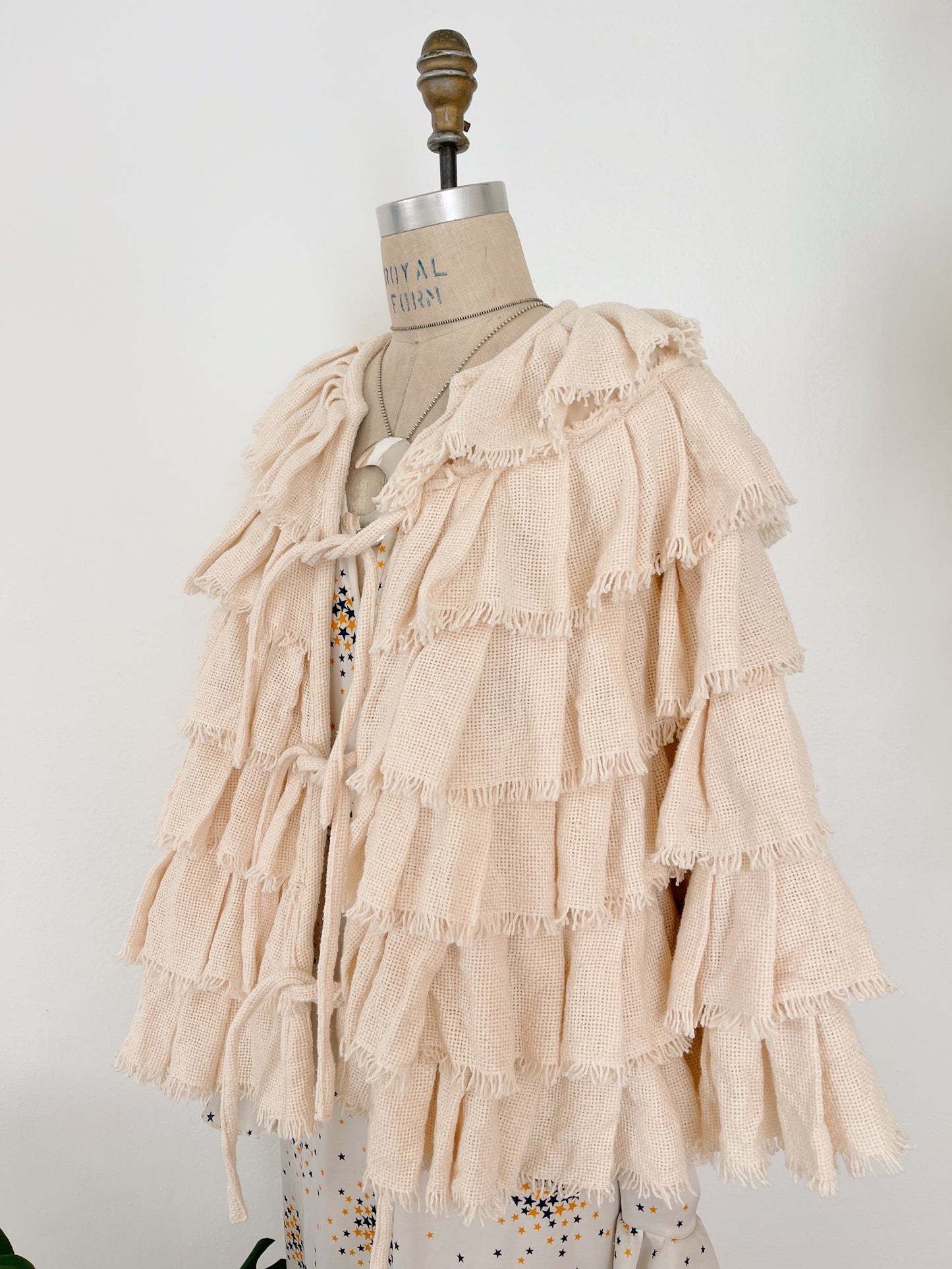 Cotton Tiered Cape Very Cute!